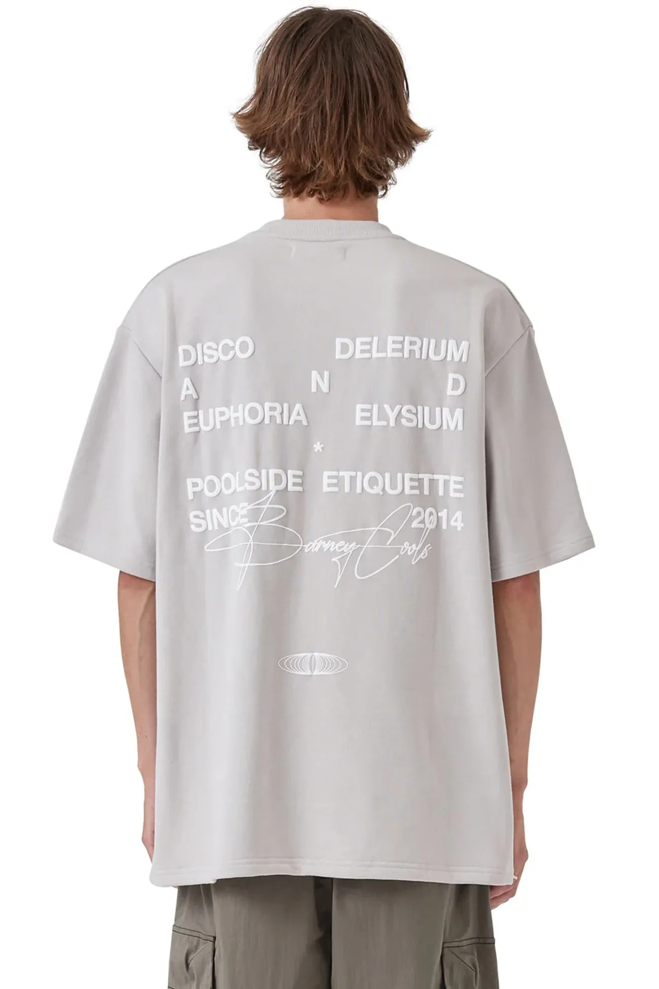 Euphoria Tee Cement Fleece Thermal Insulation MinimalistStyle