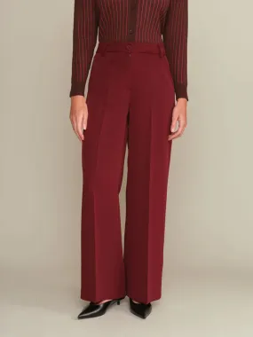 ALEX PANT - BURGUNDY Loose Fit