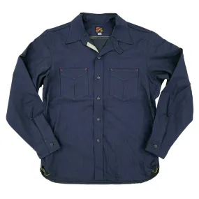 Perfect Fit Roll-Up Sleeve Ranger Shirt - NOS 7oz Cone Midnight Denim