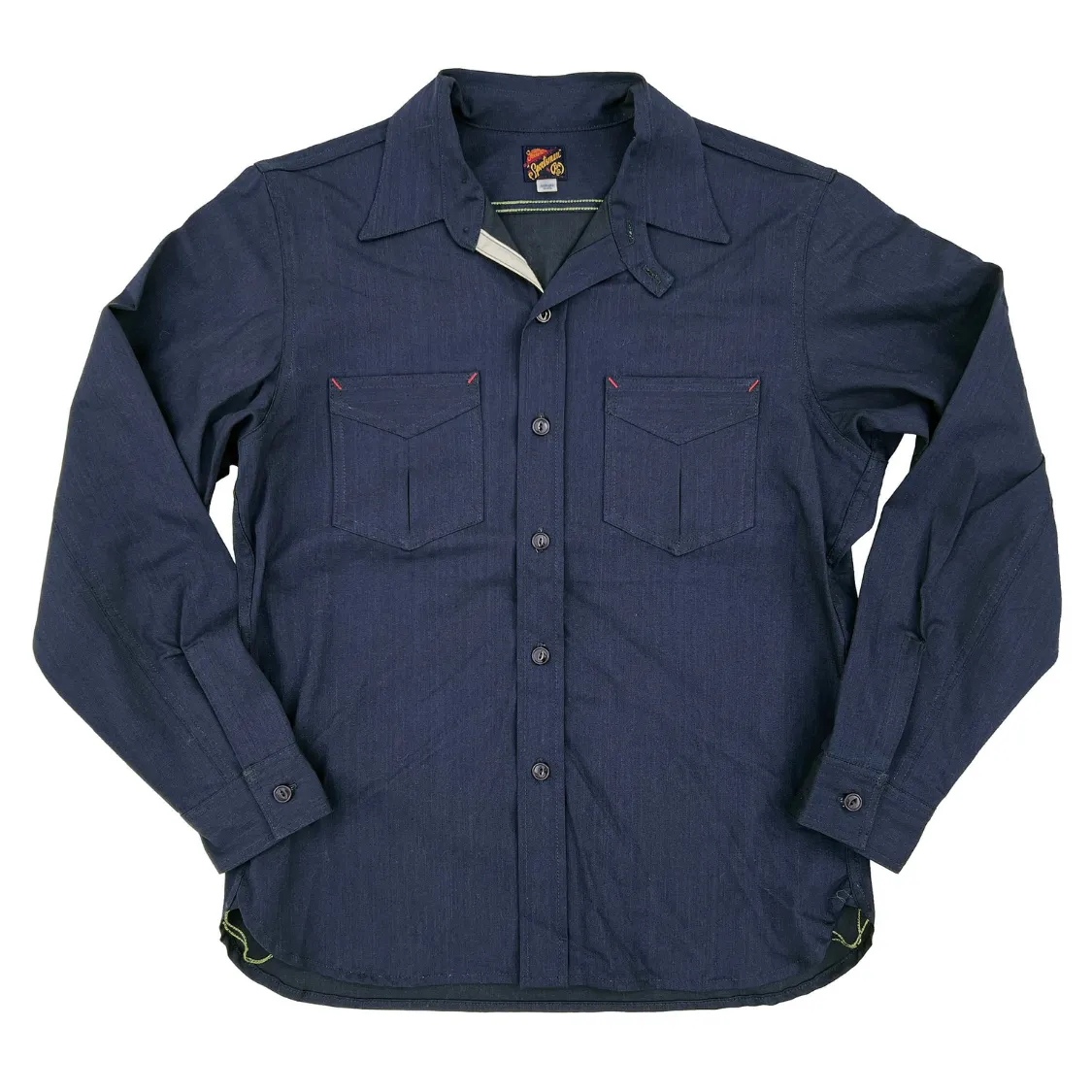 Perfect Fit Roll-Up Sleeve Ranger Shirt - NOS 7oz Cone Midnight Denim