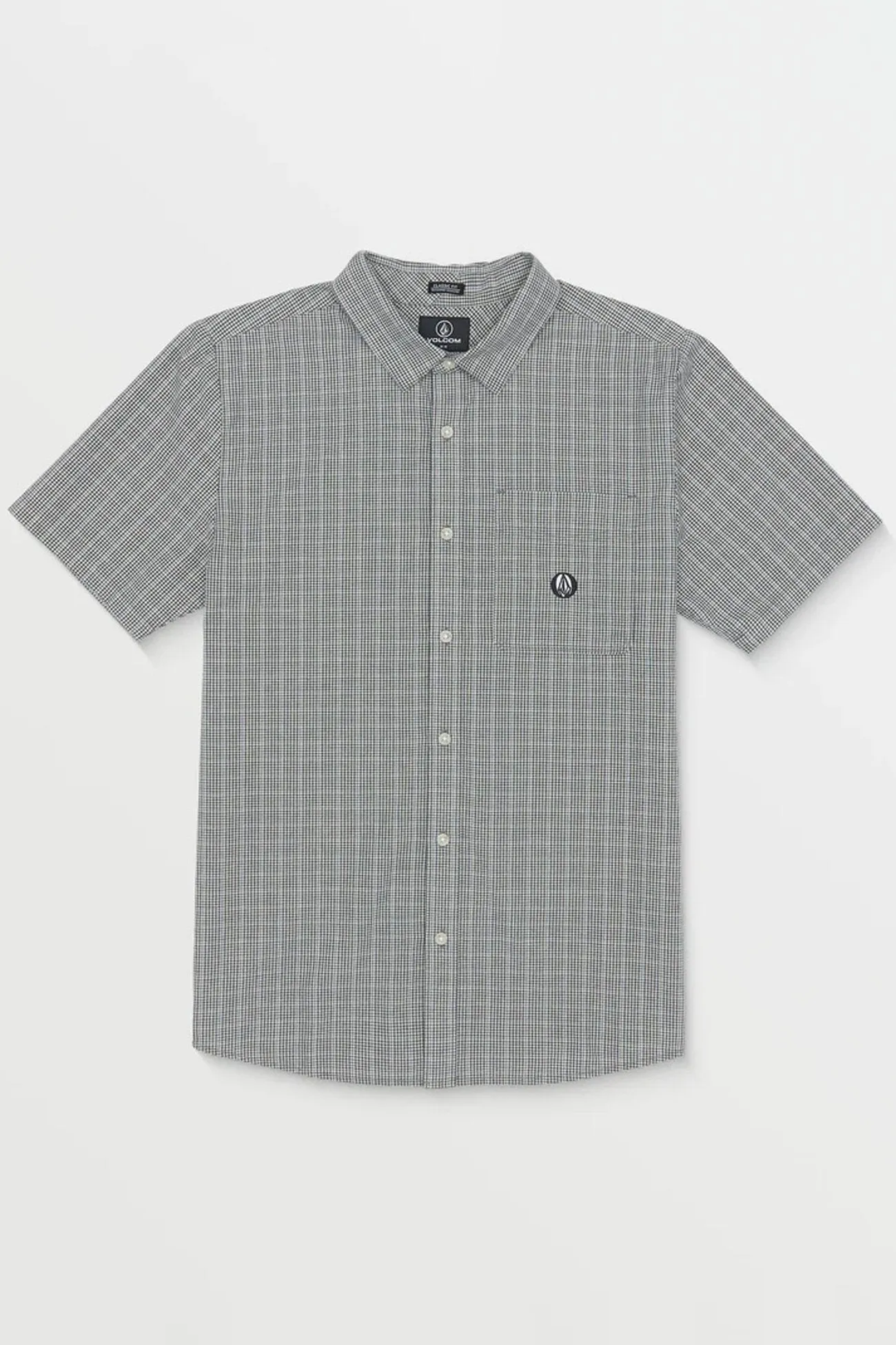 Reinforced Neckline Detail Lonsdale Short Sleeve Shirt Egg White