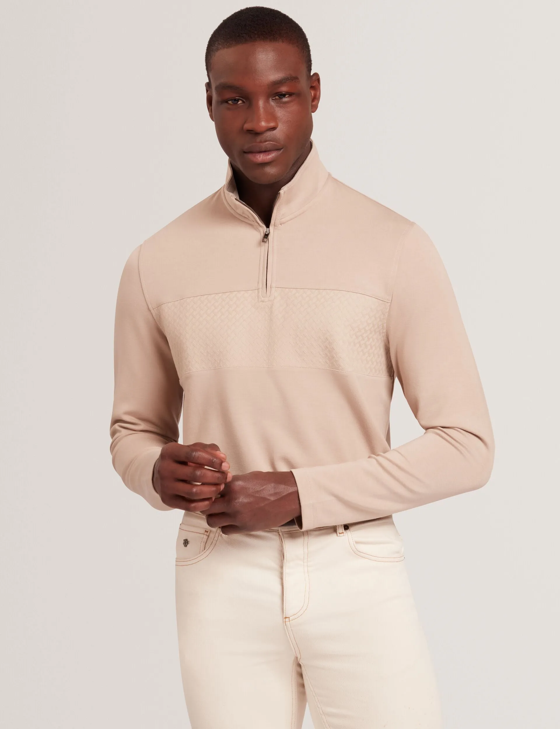 Cold Weather Must-Have Temperature Regulating Fabric SIMONEA | TAUPE