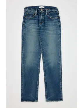 Florahome Slim Straight Leg, Blue Minimalist Daily Wear Loose