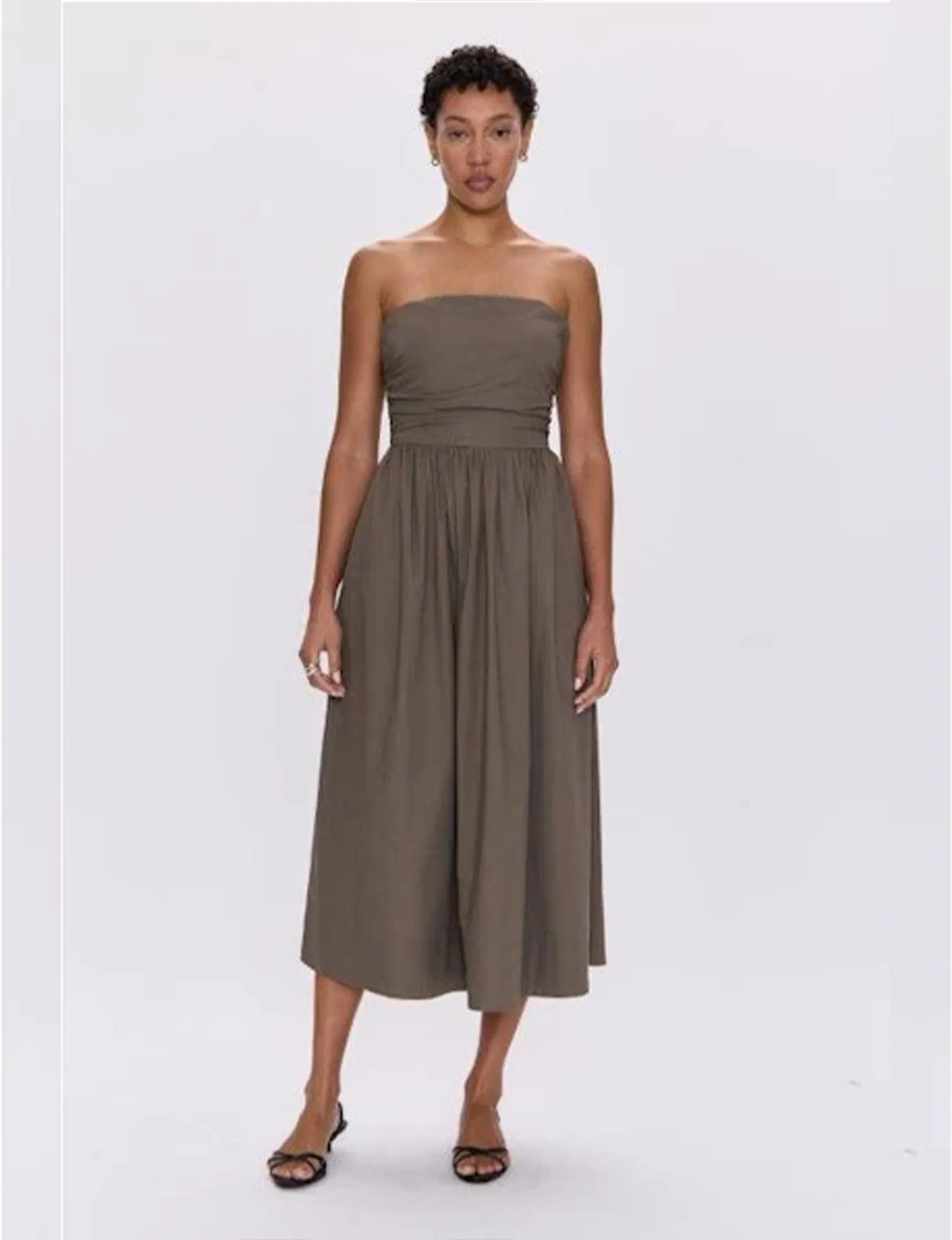 Moment Glow Exclusive-Design Florence Dress, Driftwood