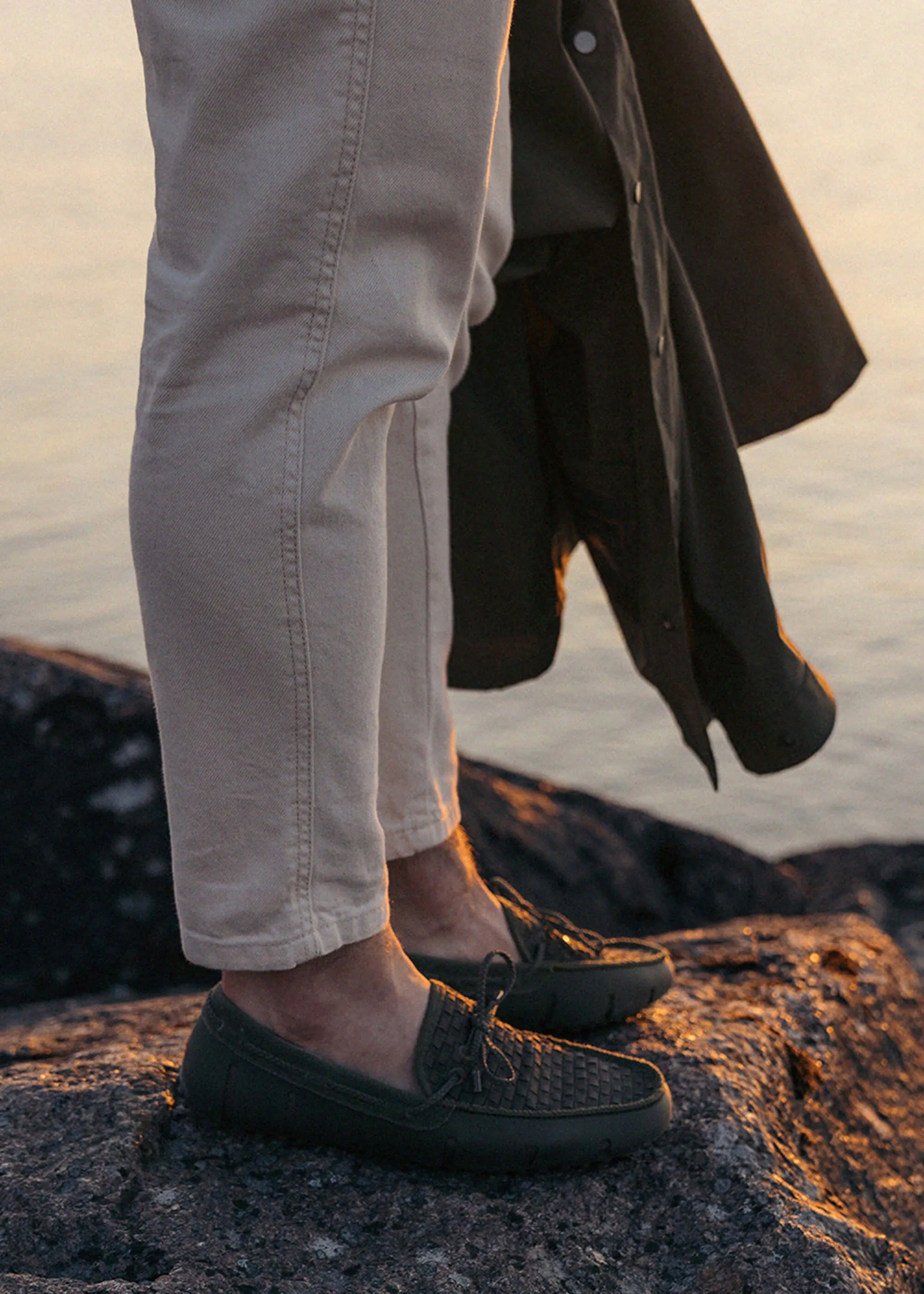 Path Safe Lace   Up Woven Driver