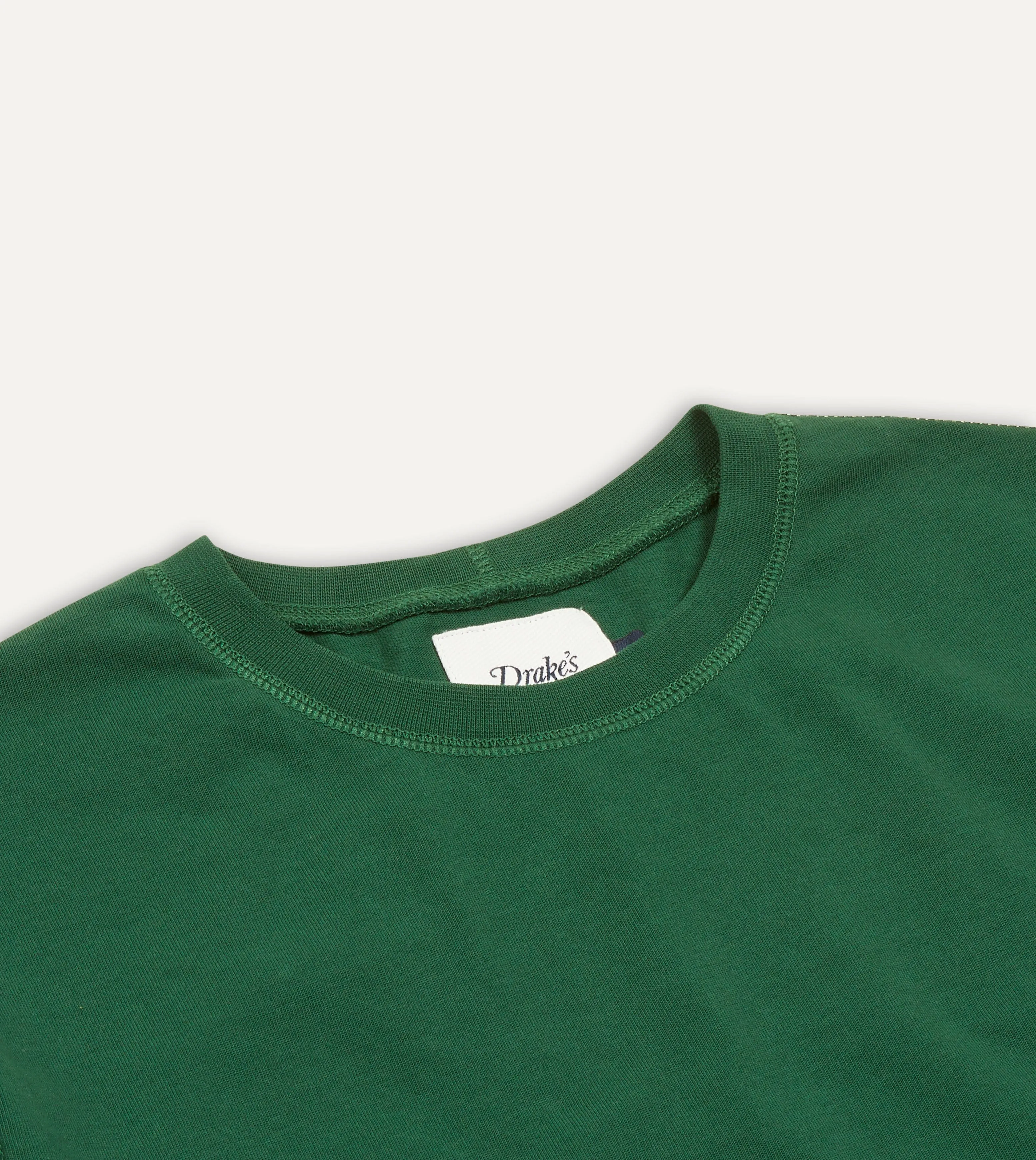 Forest Green Cotton Crew Neck Hiking T-Shirt Soft and Stretchy Daily Casual