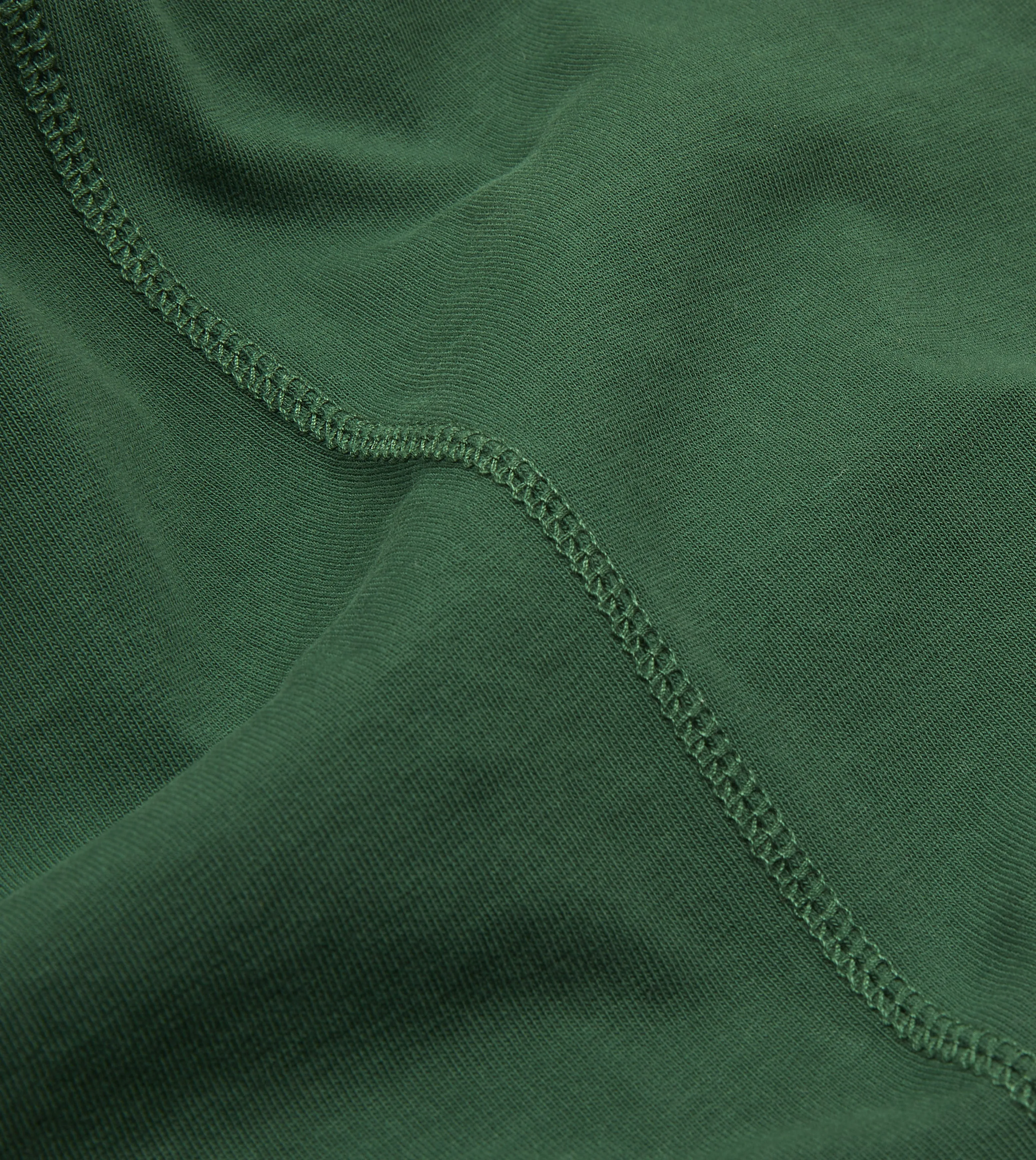 Daily Trend Trendy Tops Forest Green Cotton Crew Neck Hiking T-Shirt