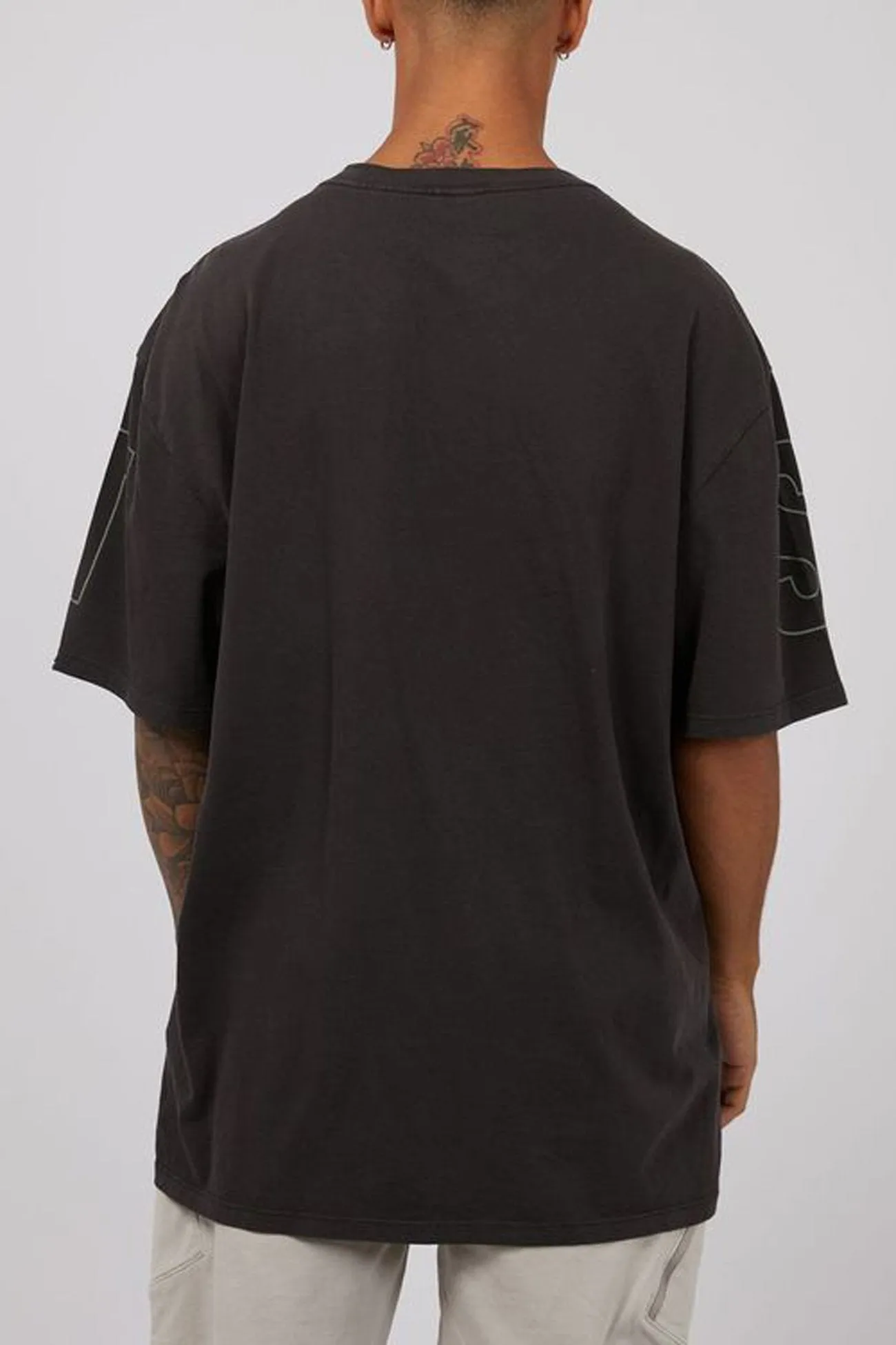 Riser Tee Washed Black Soft Touch Fabric AbrasionResistantEdging