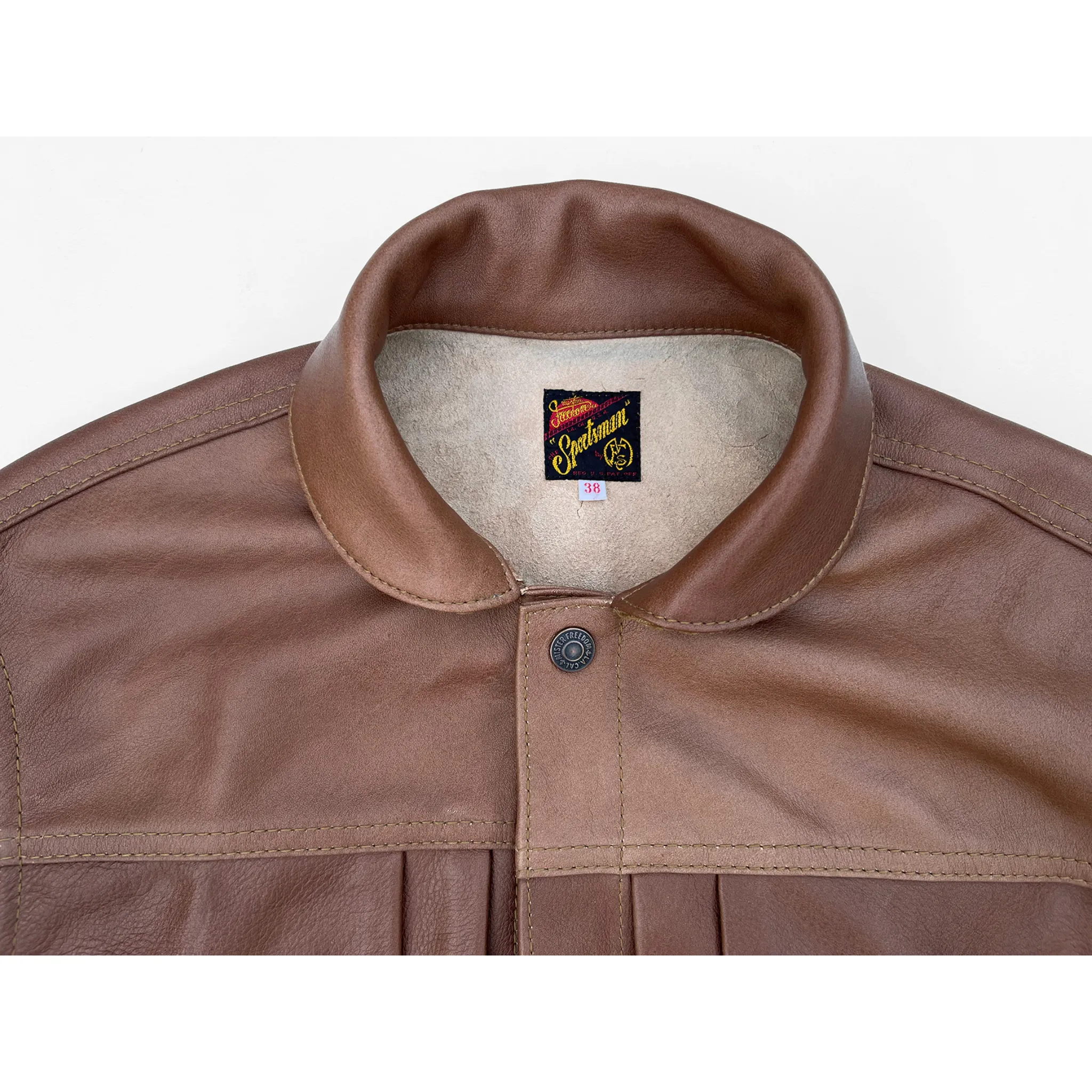 City Ready Wear TemperatureRegulating Tech Ranch Blouse "Bison" - Brown Veg-Tan Leather