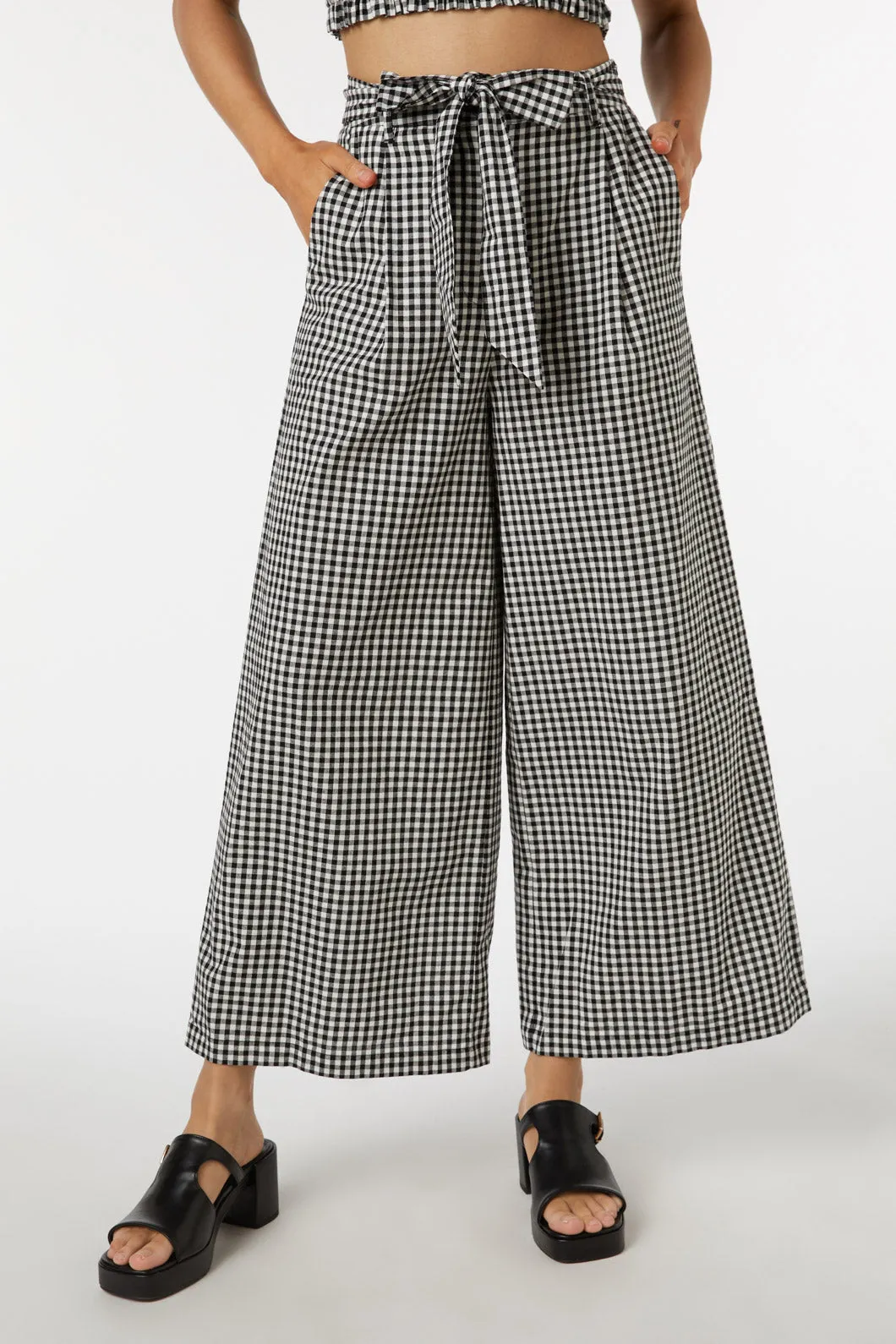 Tessa Check Pant Hidden Pocket System