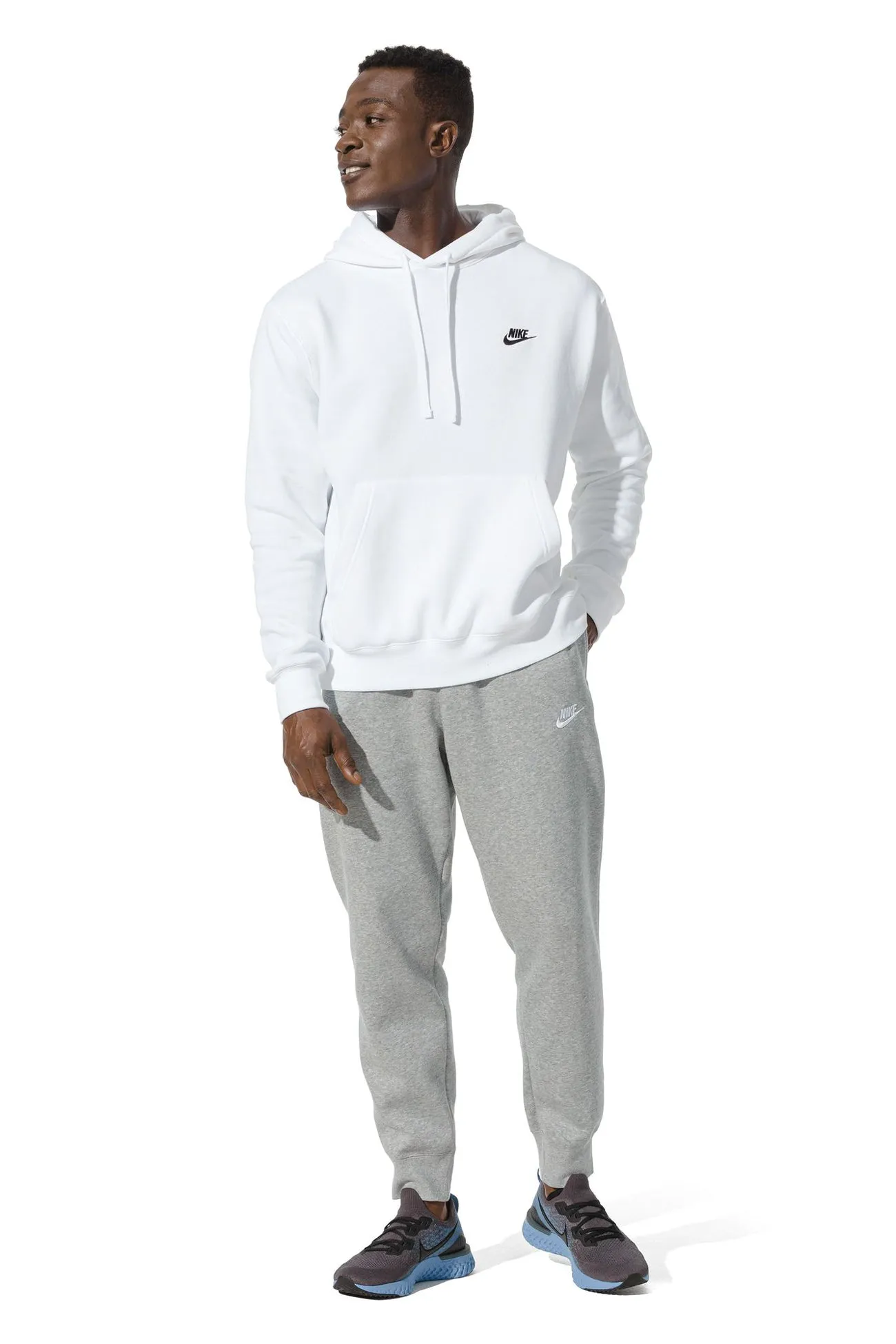 Nike Sportswear Club Fleece Jogger Dark Grey Heather Eco Dye Process Cozy Style