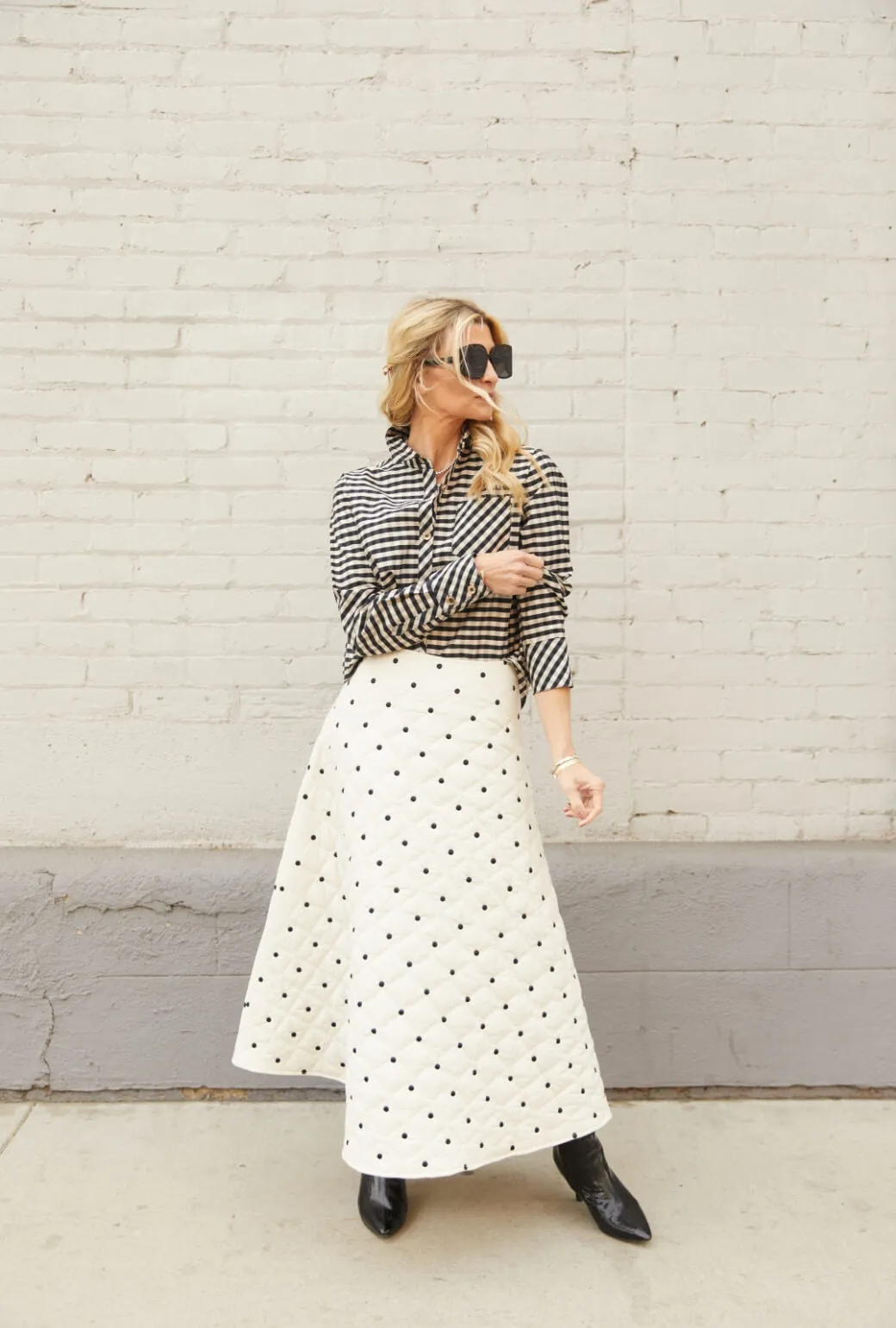 The Apr??s Skirt - Ivory Puffer Comfy Essentials Wear