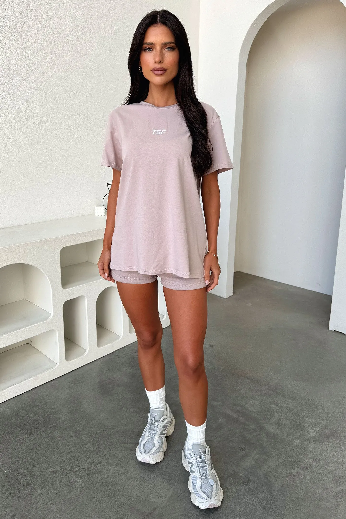 Pocket Detailing RecycledBlend Kaztek Oversized Tee - Mocha
