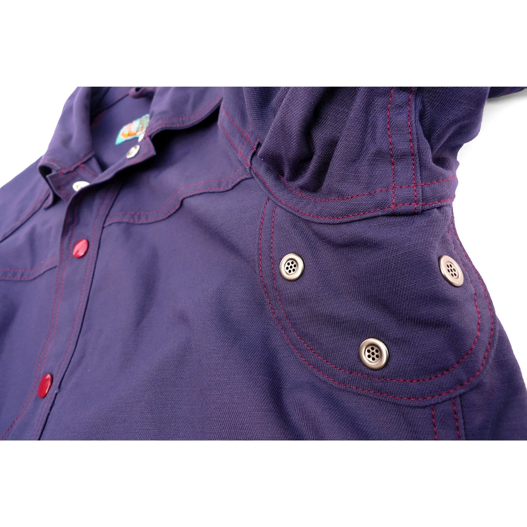 Crisp Look Easy Fit Piece Gabier Jacket - Hydrone Blue - Warehouse
