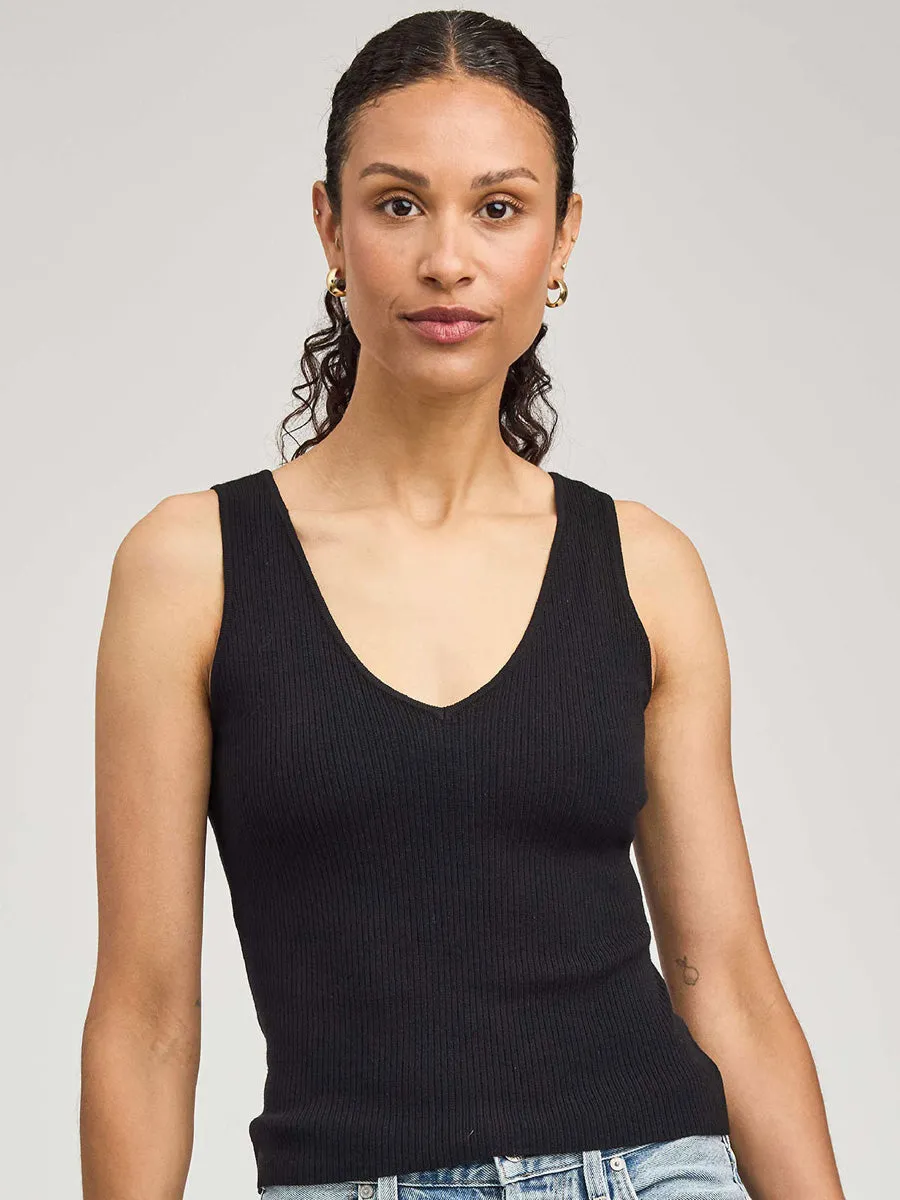 ConvertibleStyle ThermalRegulating Fabric GINA TANK - BLACK