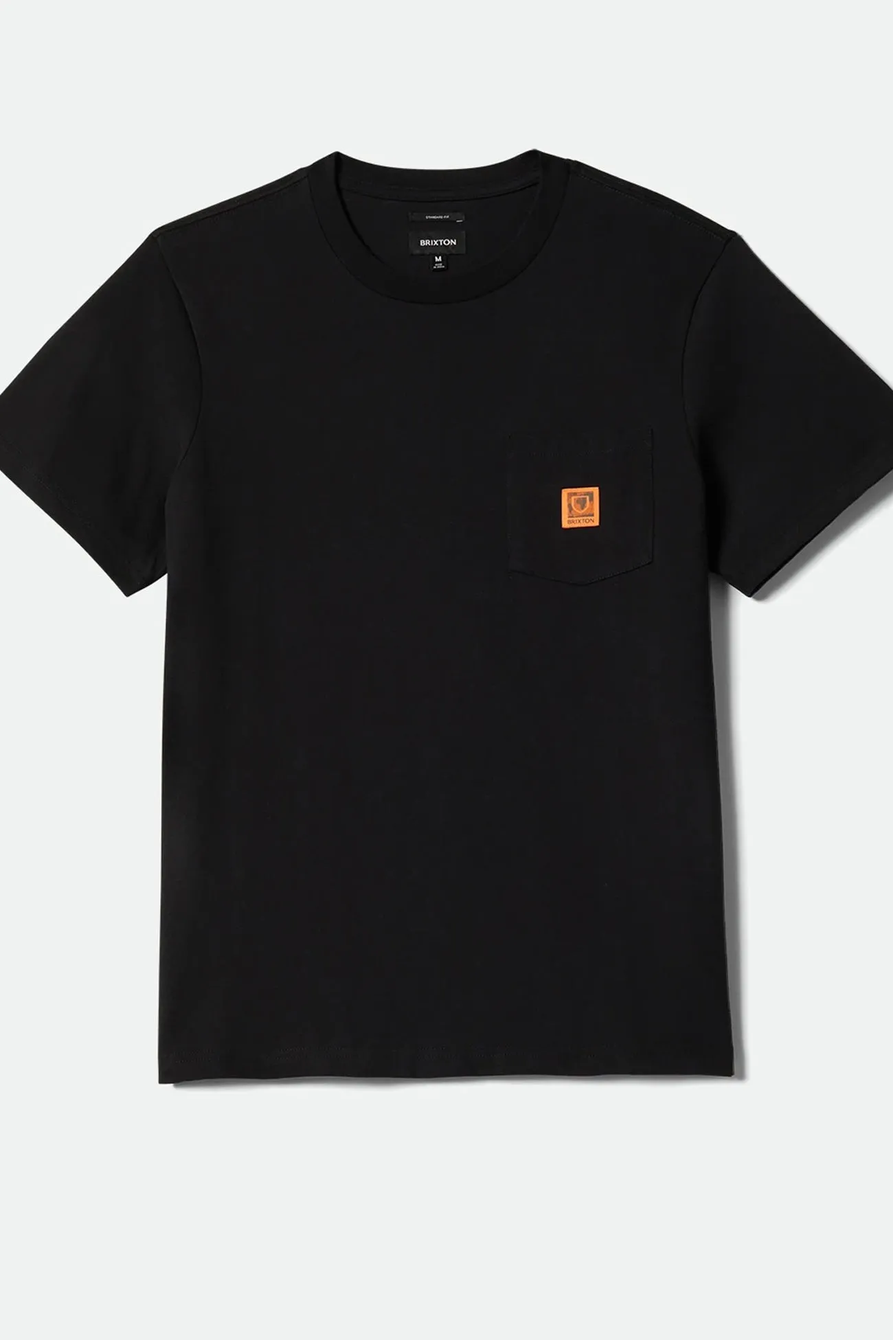 Global Heavy Weight Short Sleeve Boxy Pocket Tee Black Sleeveless Top NeutralPalette