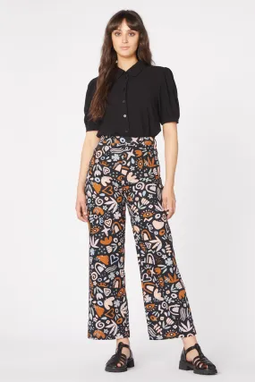 Arty Geo Printed Jean No Iron Trendy Cut