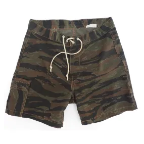Aventure Beach Trunks "Tiger Stripe" - Warehouse Mid Rise