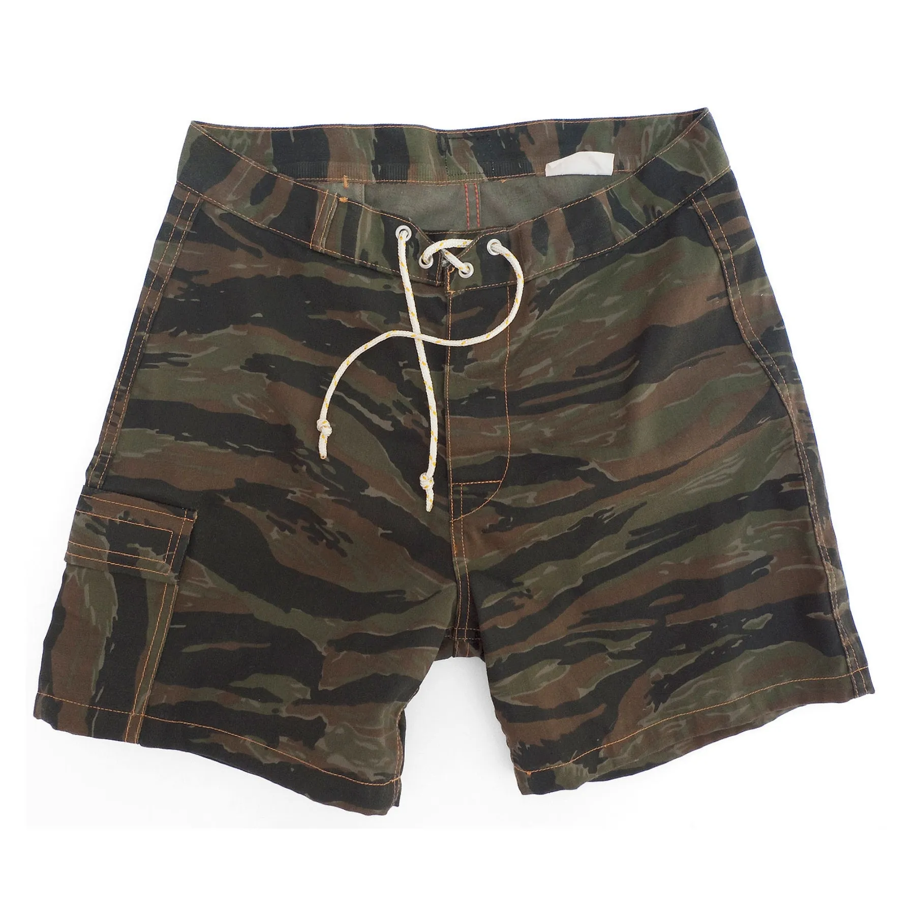 Aventure Beach Trunks "Tiger Stripe" - Warehouse Mid Rise