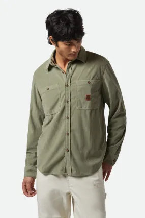 The Field Corduroy Overshirt Military Olive MinimalistStyle Cool and Breezy
