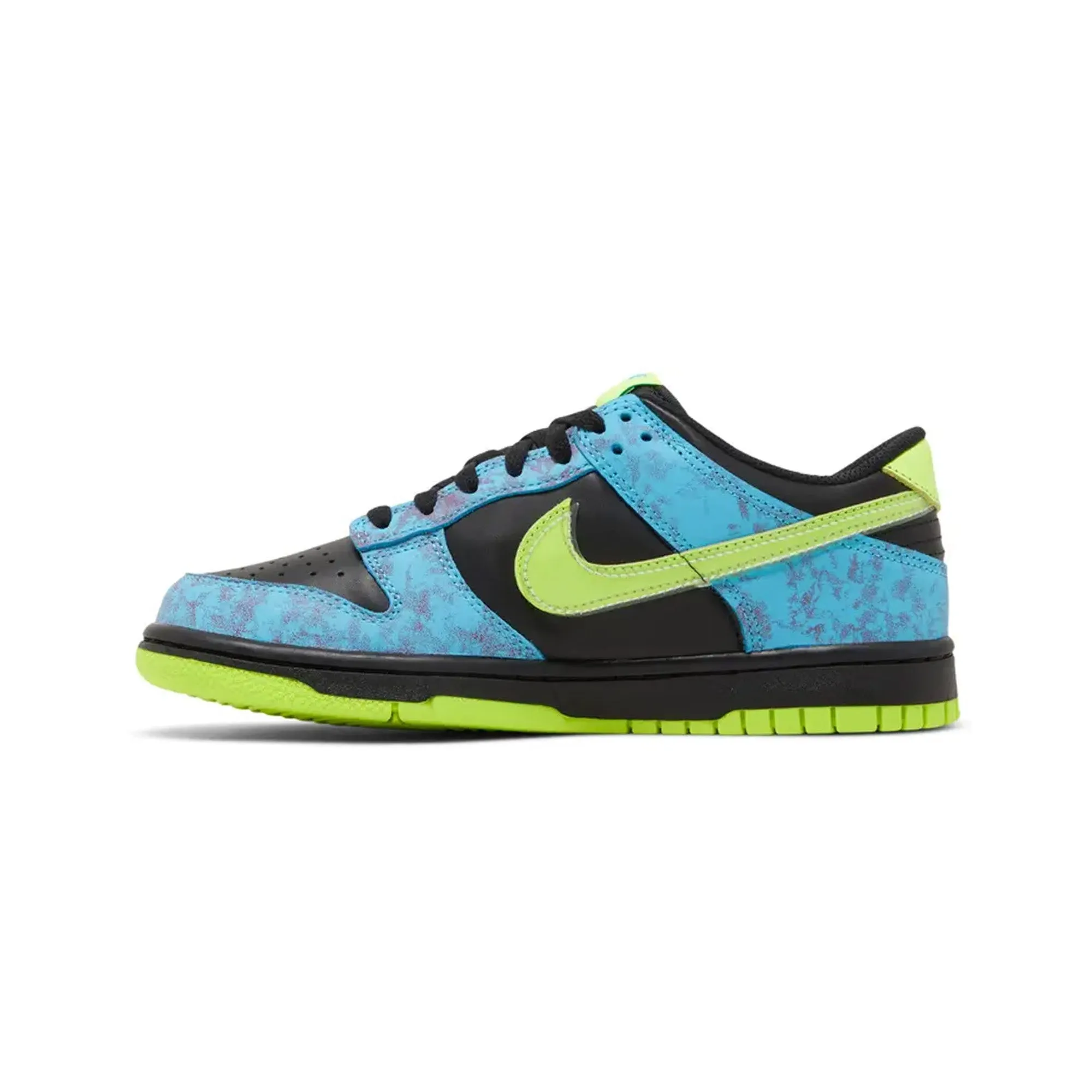 Foam Cushioning Nike Dunk Low SE 'Acid Wash Baltic Blue Volt' GS (2023)