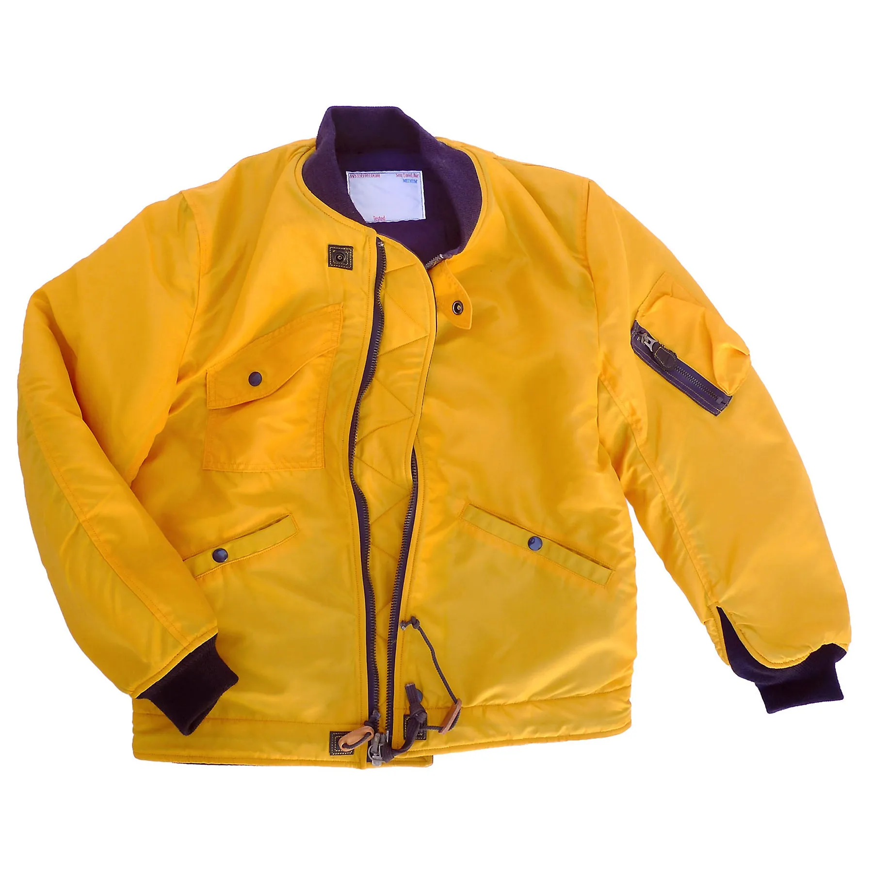 Helo Jacket - Yellow - Warehouse Elasticated Waistband
