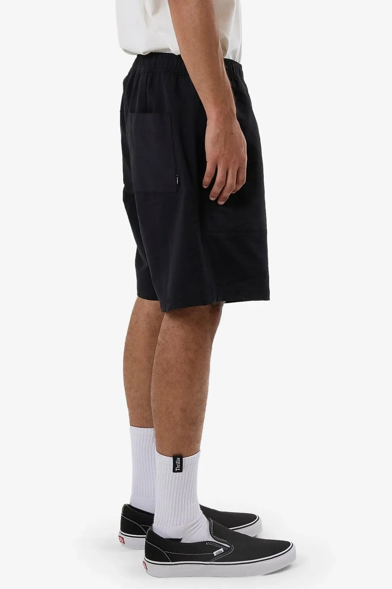 Hidden Short Black breathable panels