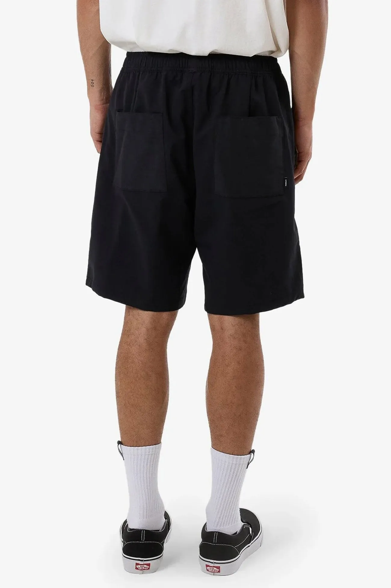 Hidden Short Black Breathable Mesh Panels Minimal Vibe