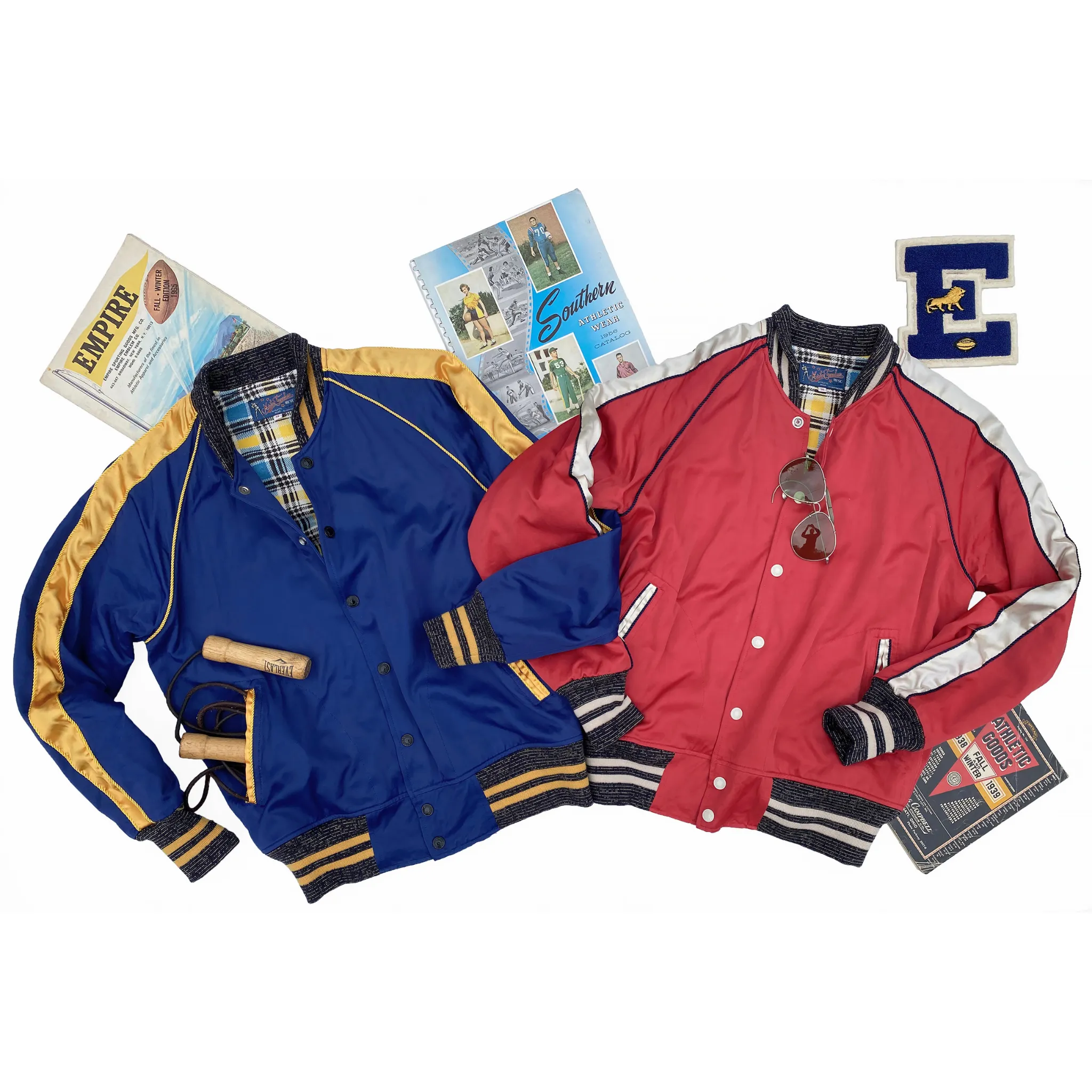 Polished Casual Podium Jacket - Red/White
