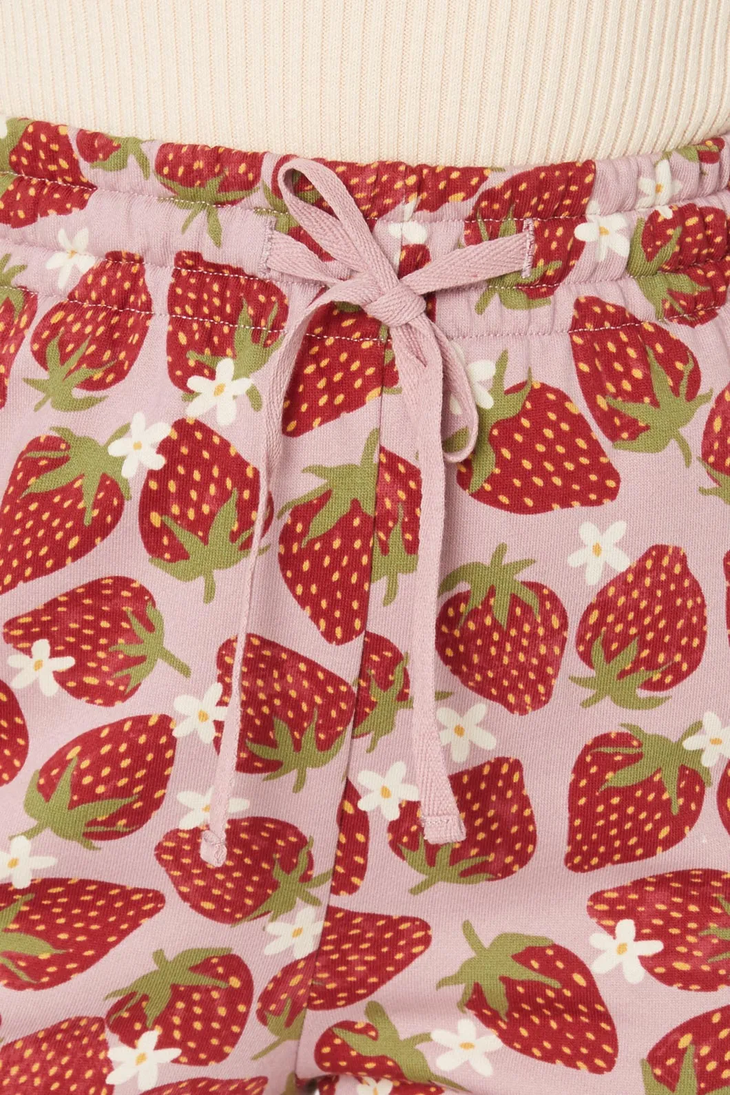 All Day Wear Comfort Strawberry & Daisy Track Pant
