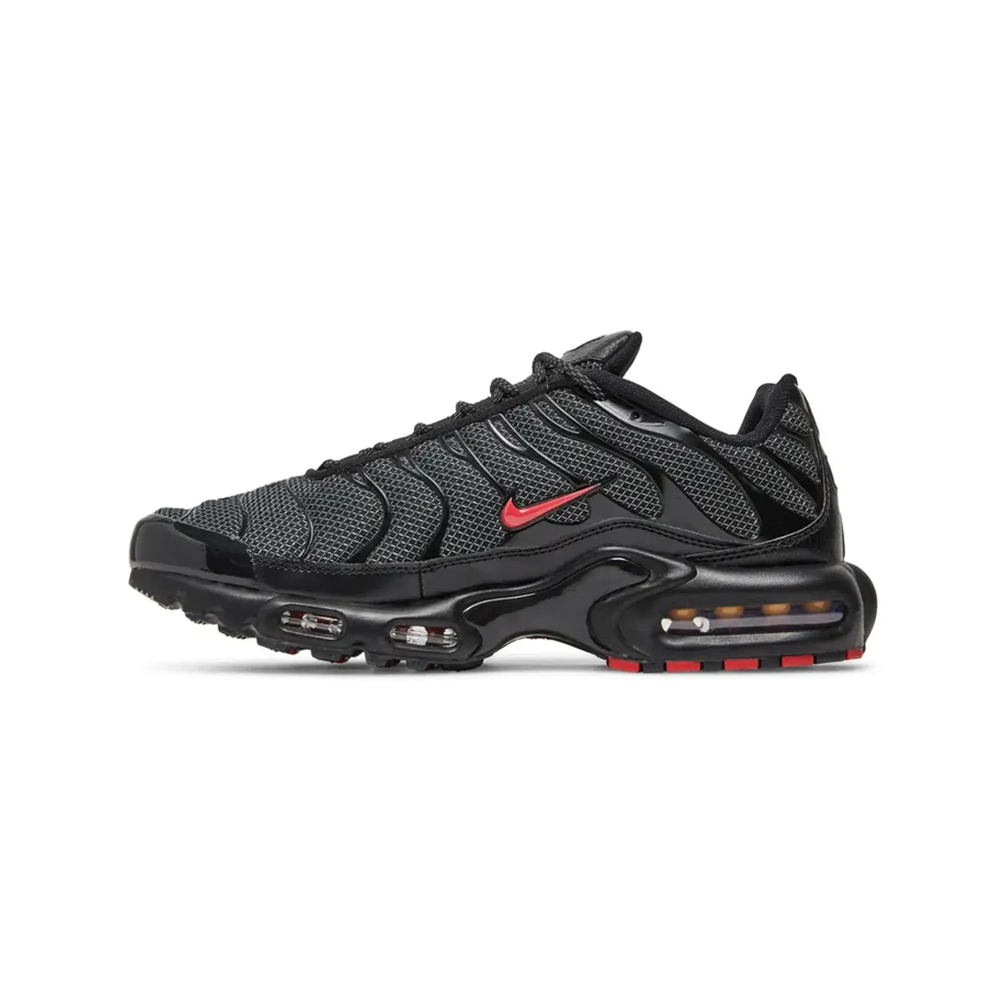 Smart Performance Pressure Dispersing Footbed Nike Air Max TN Plus 'Metal Mesh Black Red' (2021)