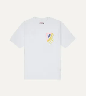 Sleek Waistband Printed Logo Michael McGregor for Drake's Dolphin T-Shirt