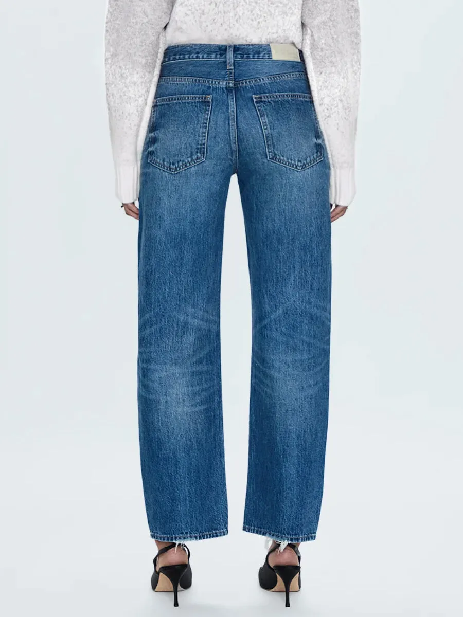 Sweat Wicking Liner PISTOLA LEXI MID RISE BOWED STRAIGHT PANT - TRANSCEND