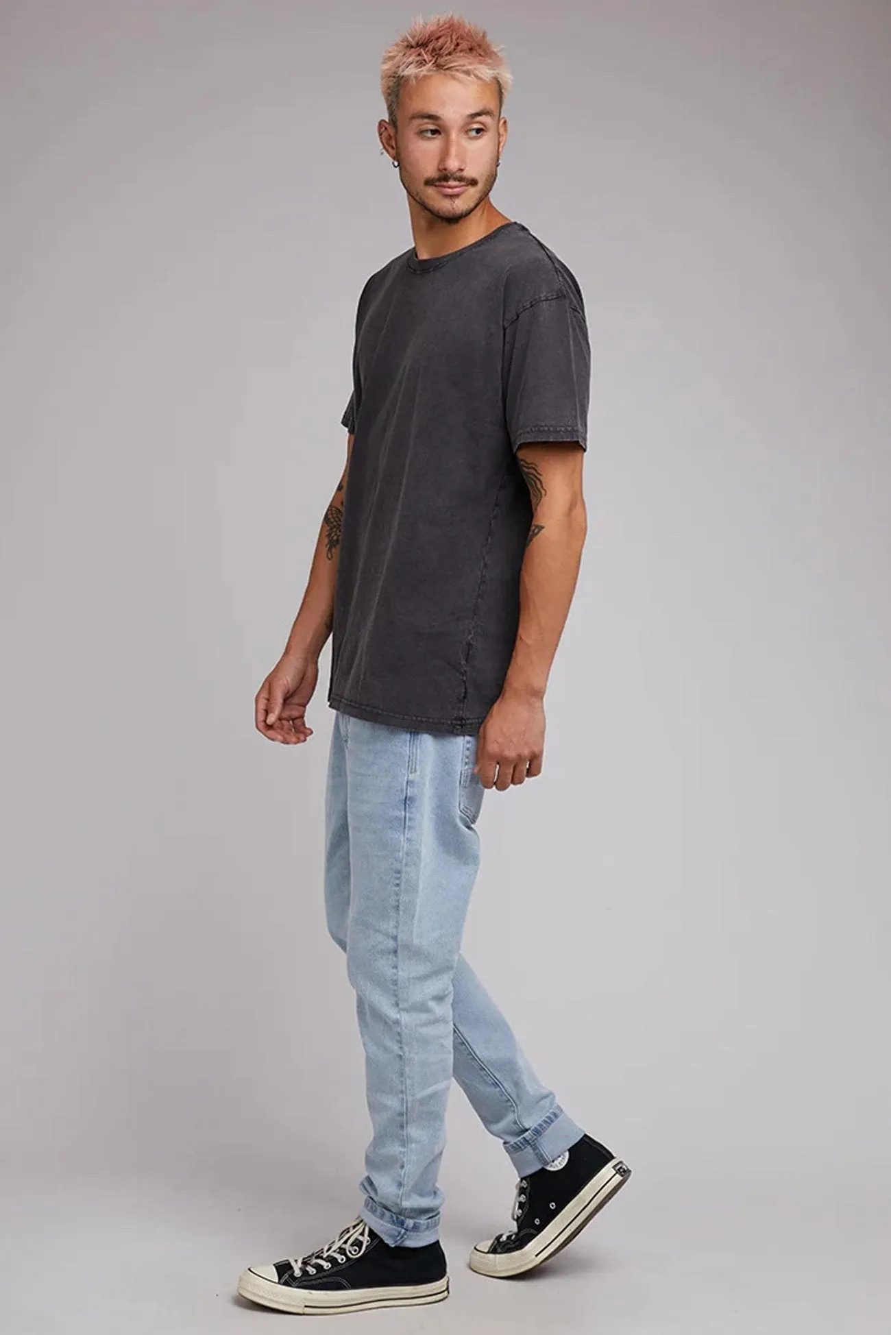Relaxed Top Classic Tee Vintage Black