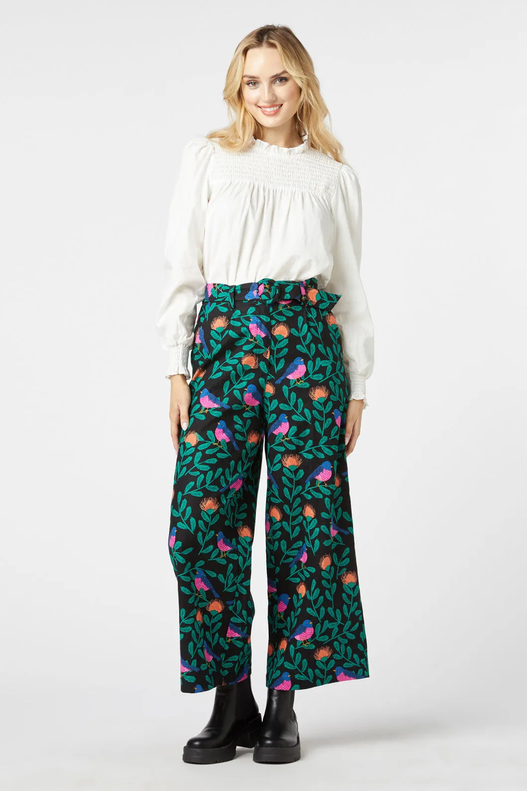 Pink Robin Pants Fashionable Cut Compact Storage
