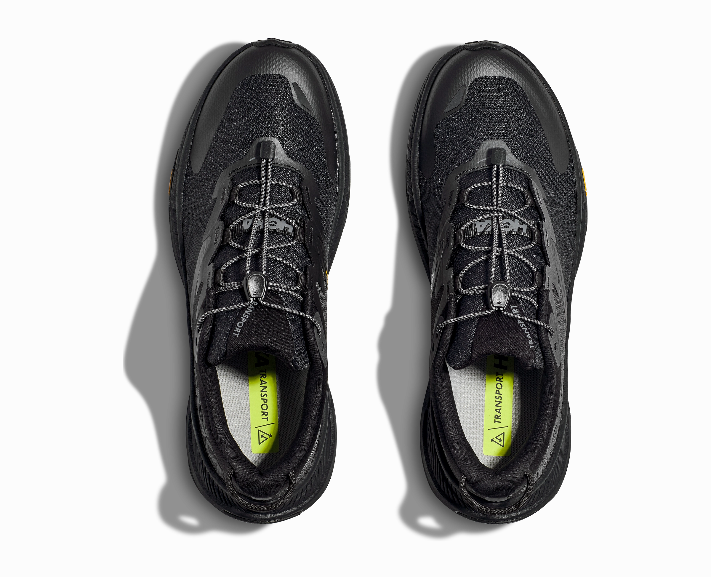 Breathable Construction HOKA TRANSPORT BLACK MENS