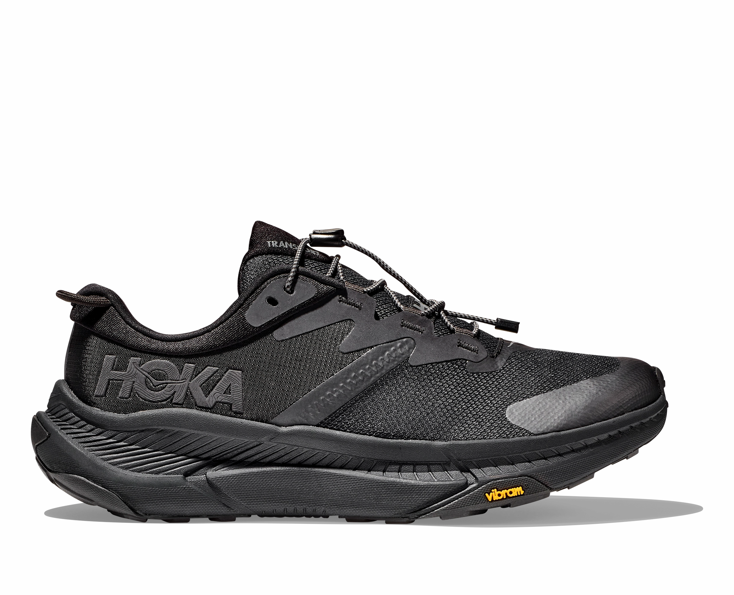 speed - training running shoes sponsored shoes HOKA TRANSPORT BLACK MENS