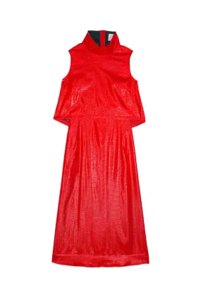 NonRestrictive Holiday Hostess Set - Metallic Red
