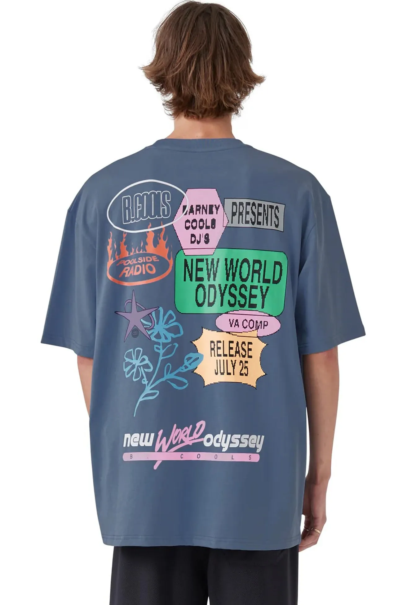 Comfy Style NWO Tee Washed Blue