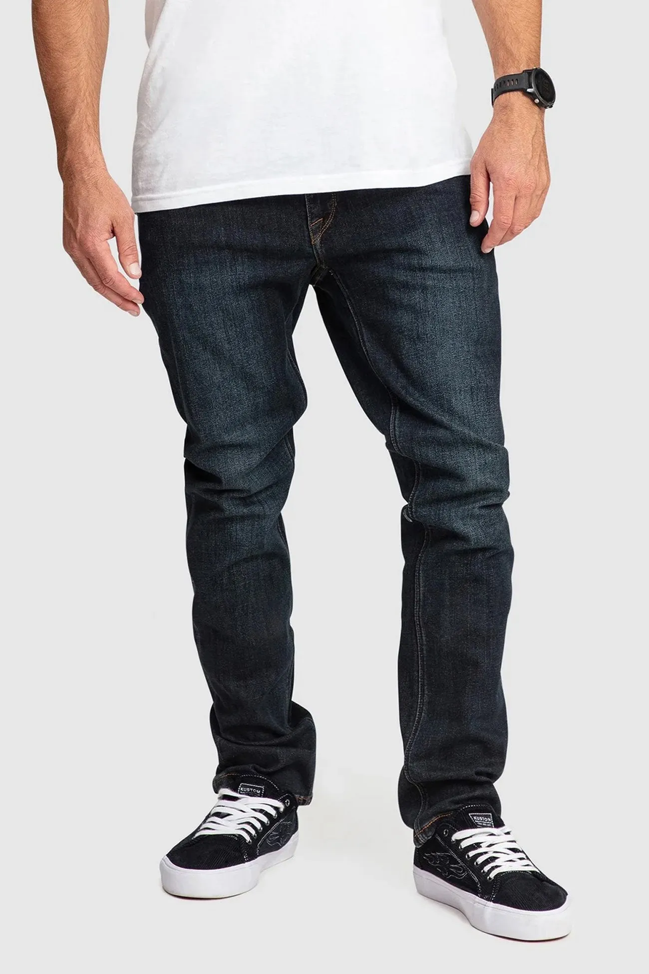 Vorta Slim Fit Jean New Vintage Blue Abrasion resistant Pocket Reinforcement