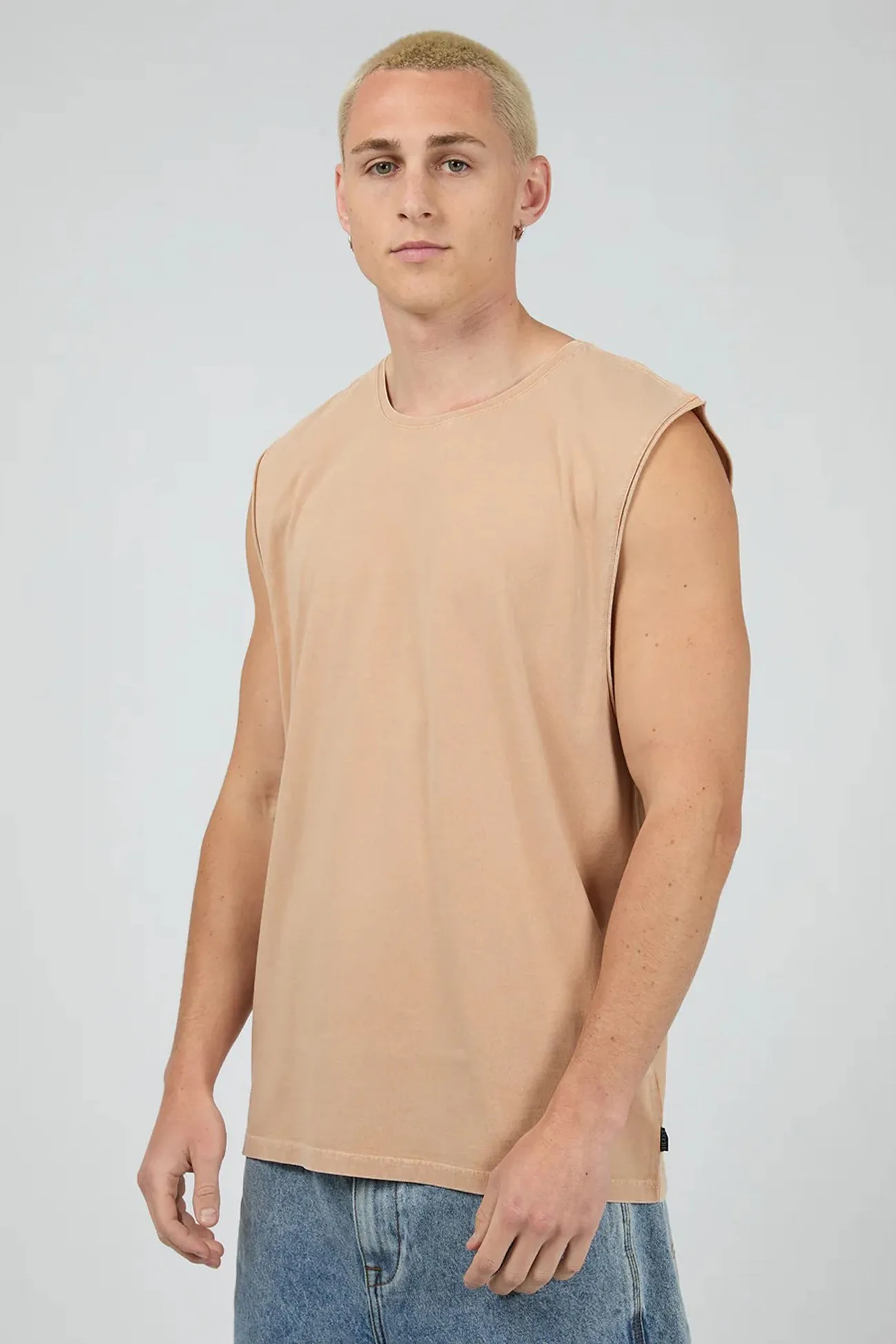 Classic Muscle Amber Relaxed Crew Neck Opening PolishedFinish