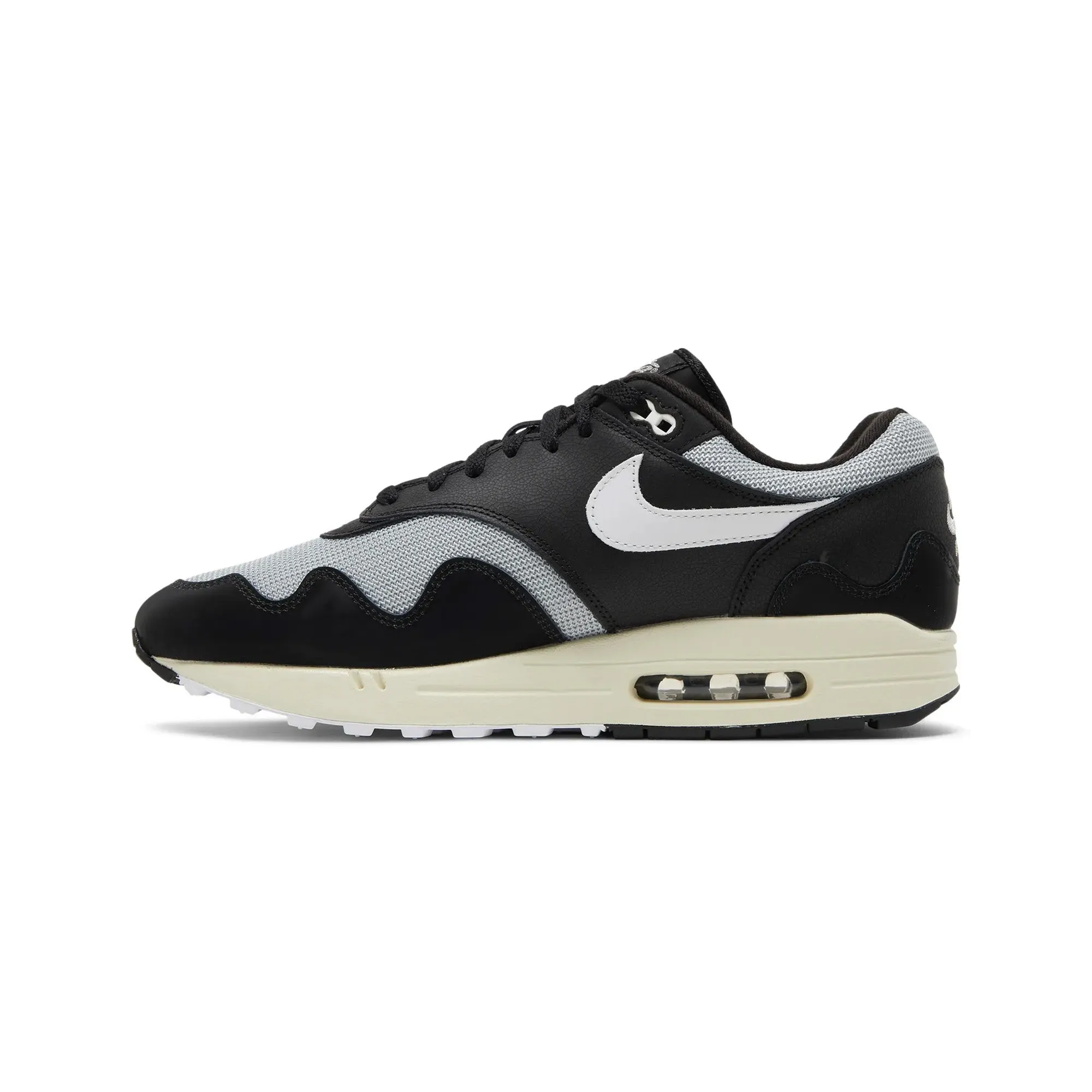 Air Max 1 Waves x Patta 'Black' (2021) Smooth Finish