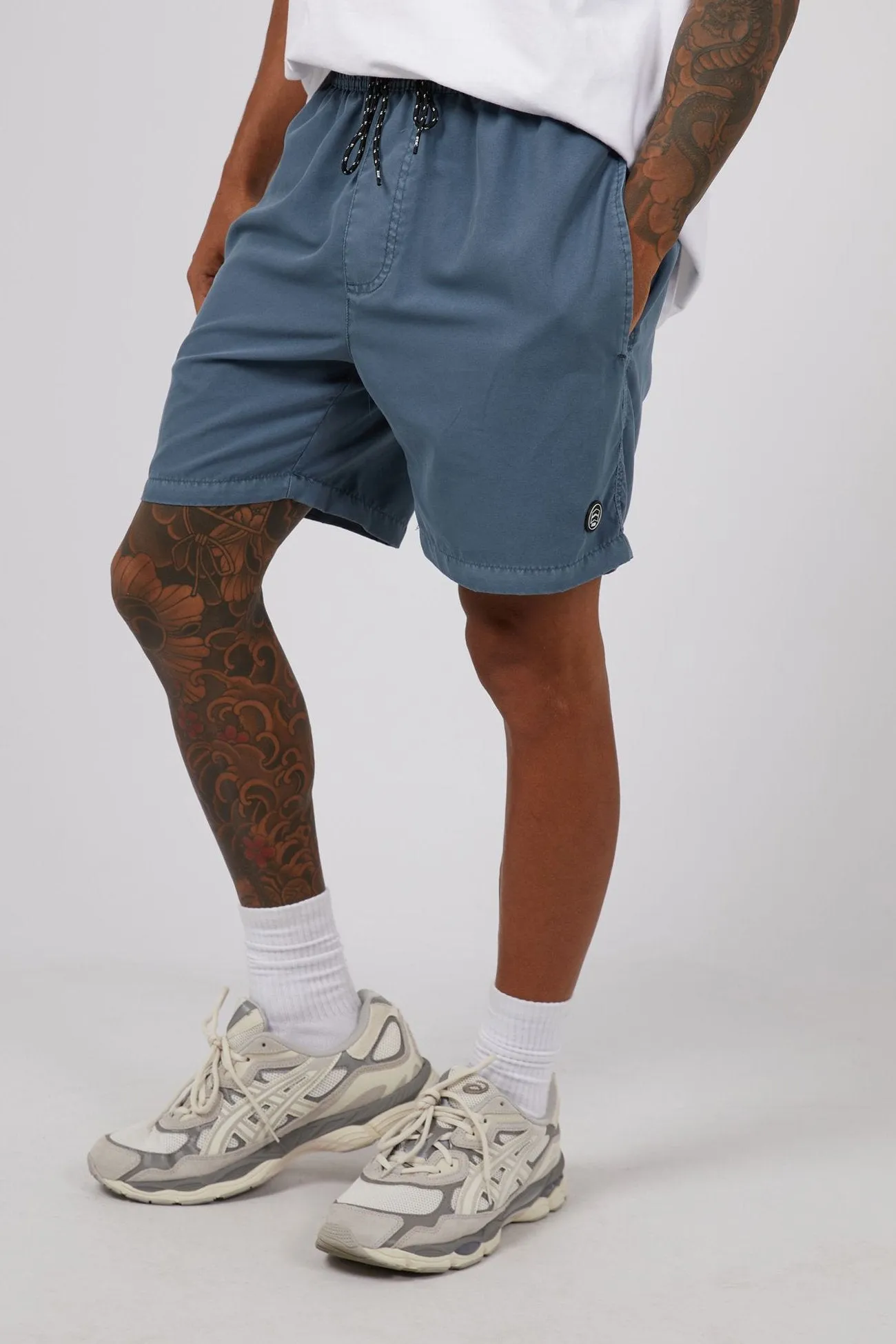 Illusion Short Mid Blue No Fuss