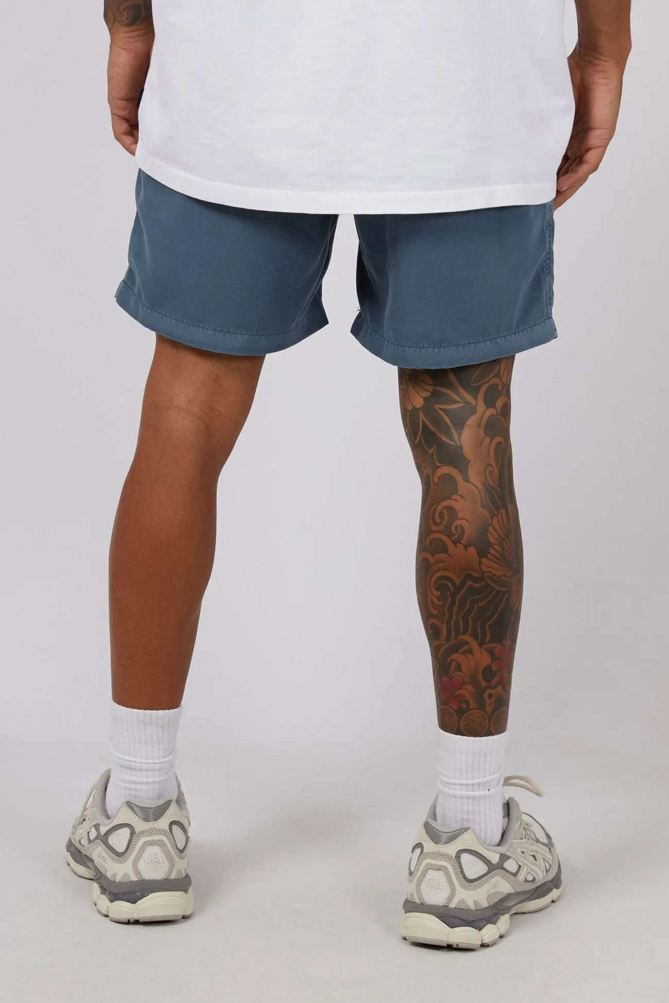 Illusion Short Mid Blue Breathable Material Relax Fit Design
