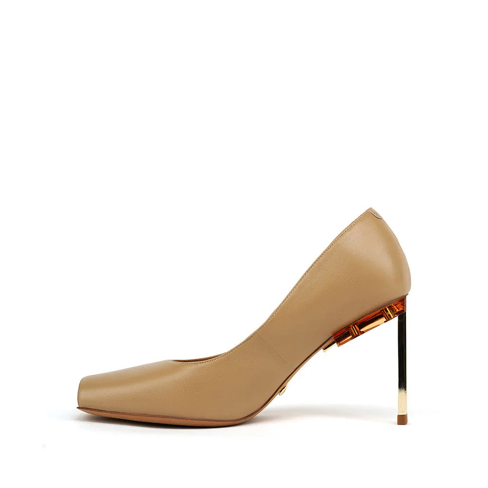 Cool Finish Sophisticated Edge Inity Pump Beige