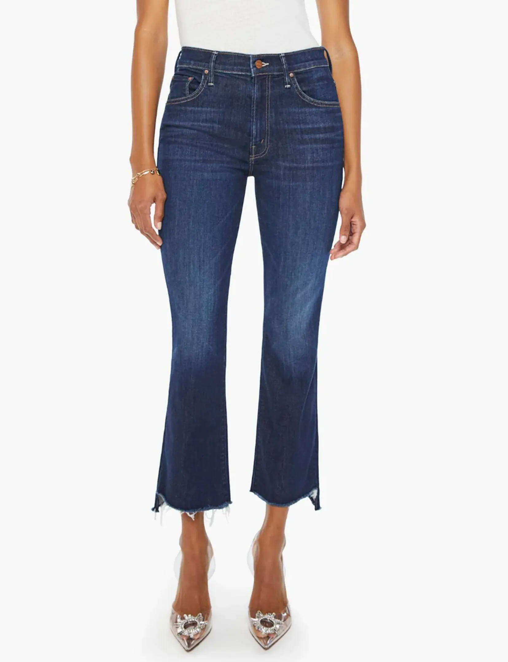 Insider Crop Step Fray, Off Limits Party Look Sunny Vibes Couple Look Timeless Waist