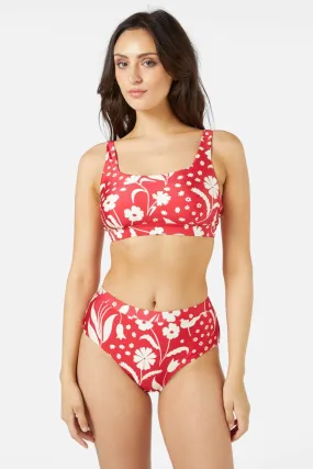 Plaid detail Water resistant coating Irene Bikini Bottom