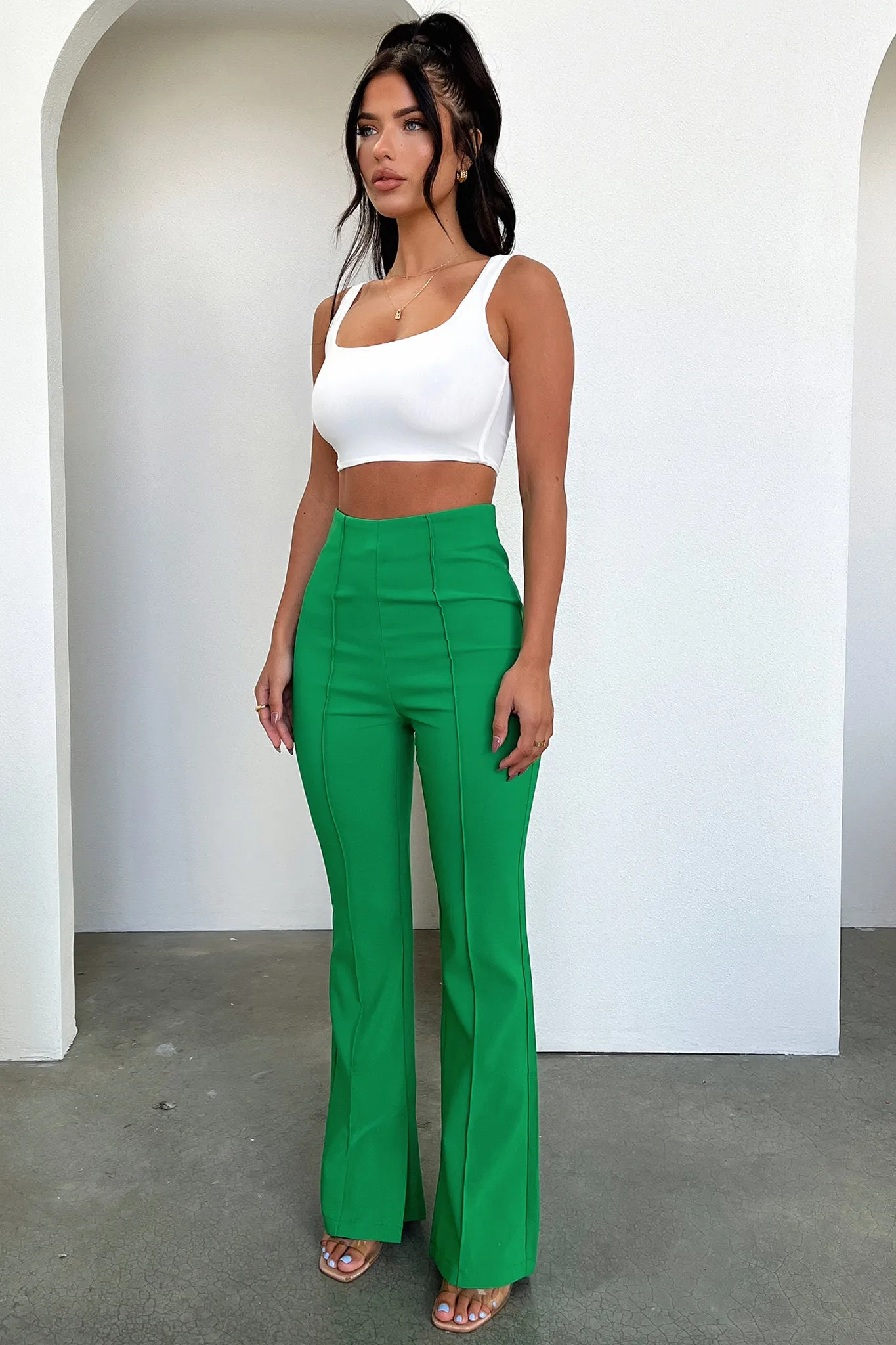 Isiah Pants - Green Breathable mesh Air Circulation