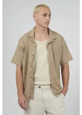 Jackson Short Sleeve Shirt Brown Reflective Trims AdaptiveFitFabric