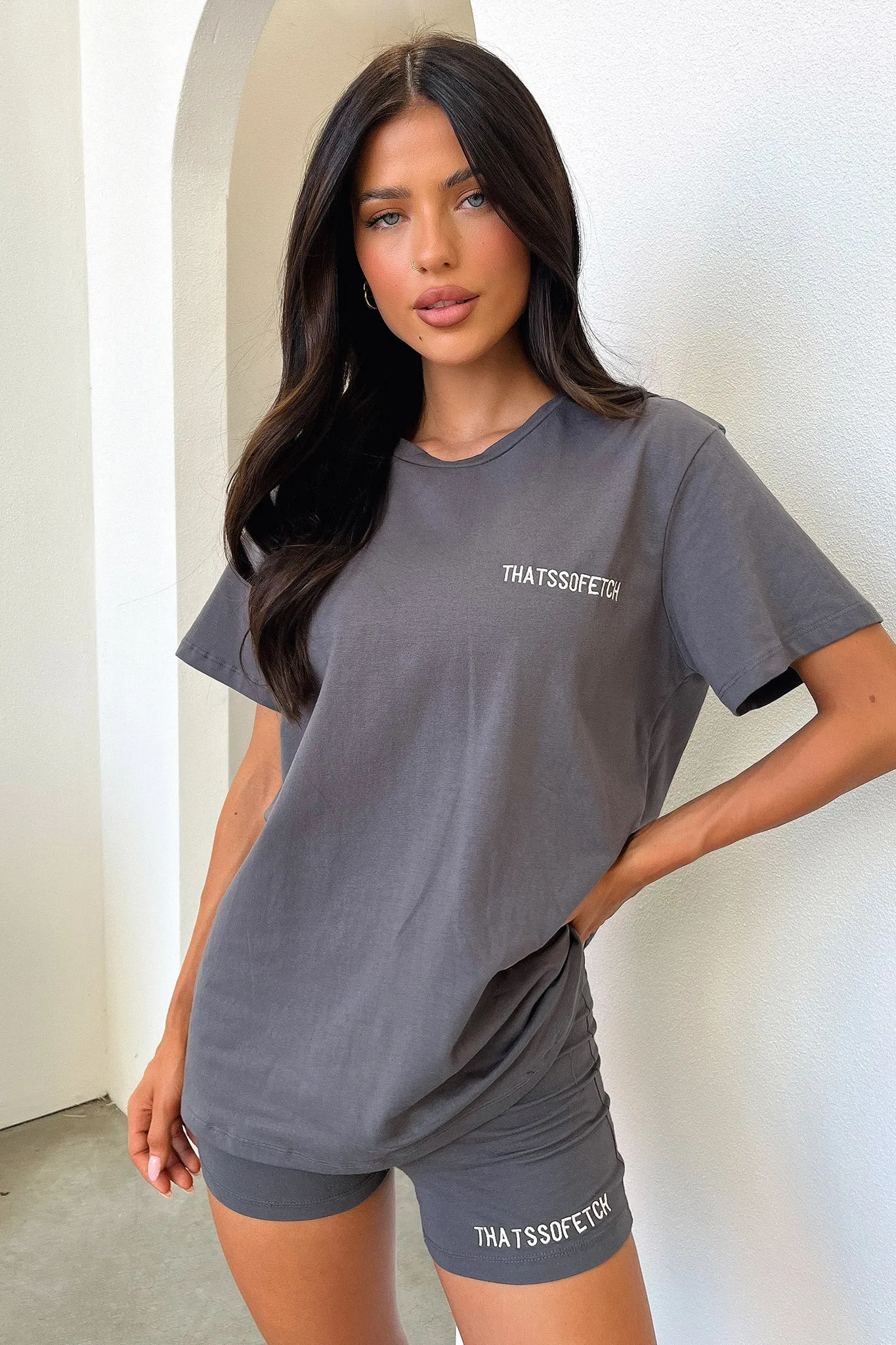 Jaska Tee - Charcoal Cozy Stretch AntiStaticFinish